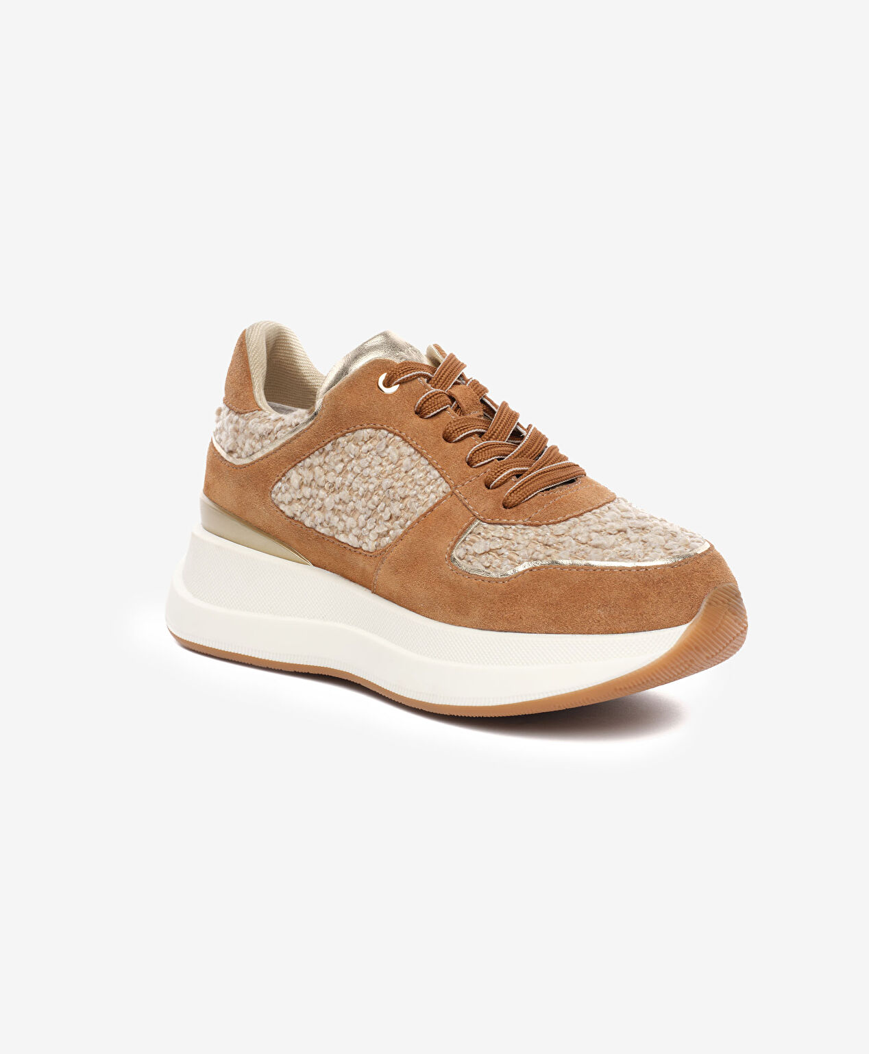 Kadın Taba Hakiki Deri Spor Ayakkabı - 2