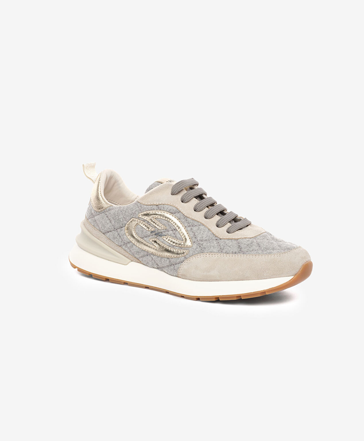 Kadın Bej Hakiki Deri Spor Ayakkabı - 2