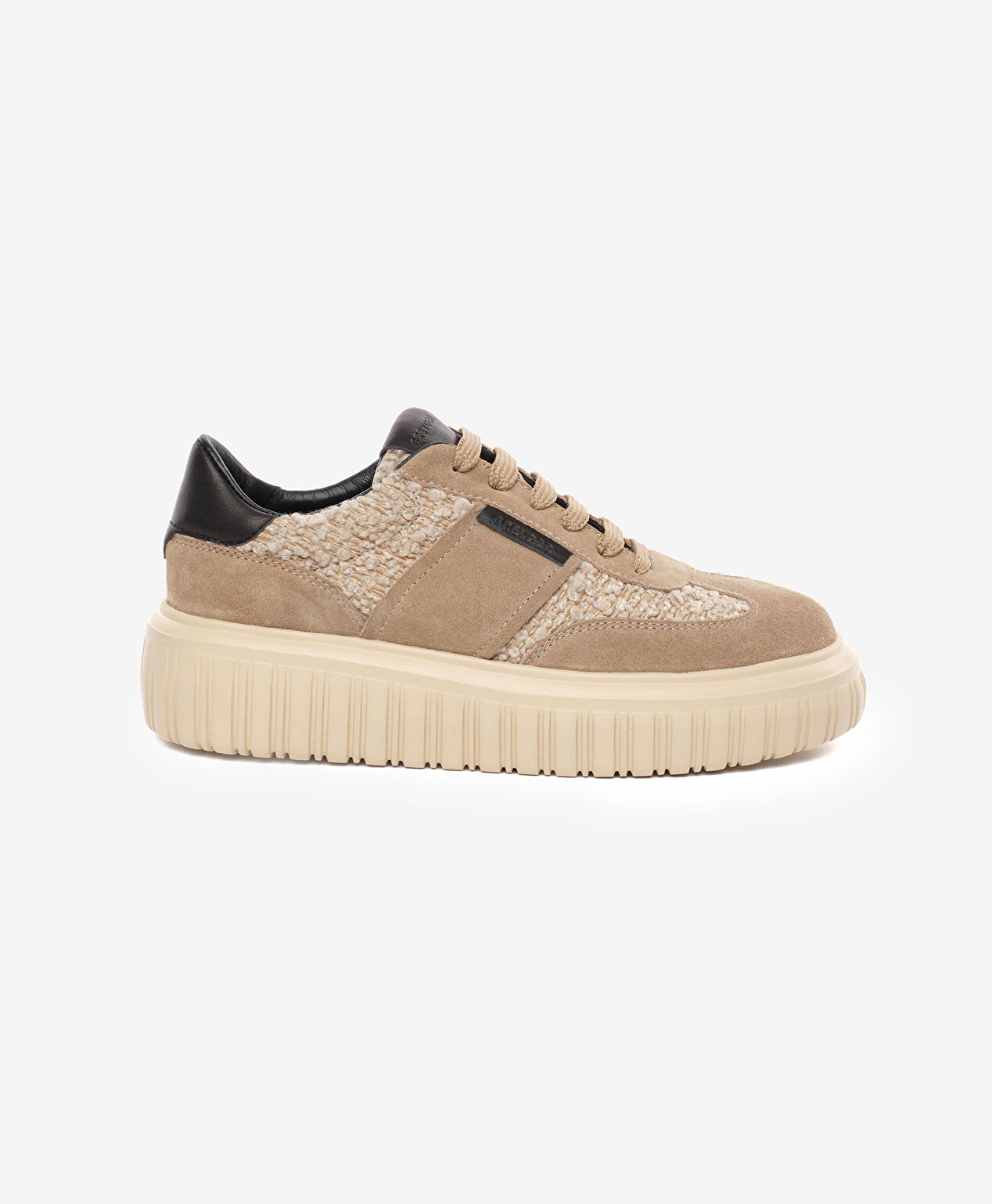 Kadın Vizon Hakiki Deri Sneaker Ayakkabı - 1