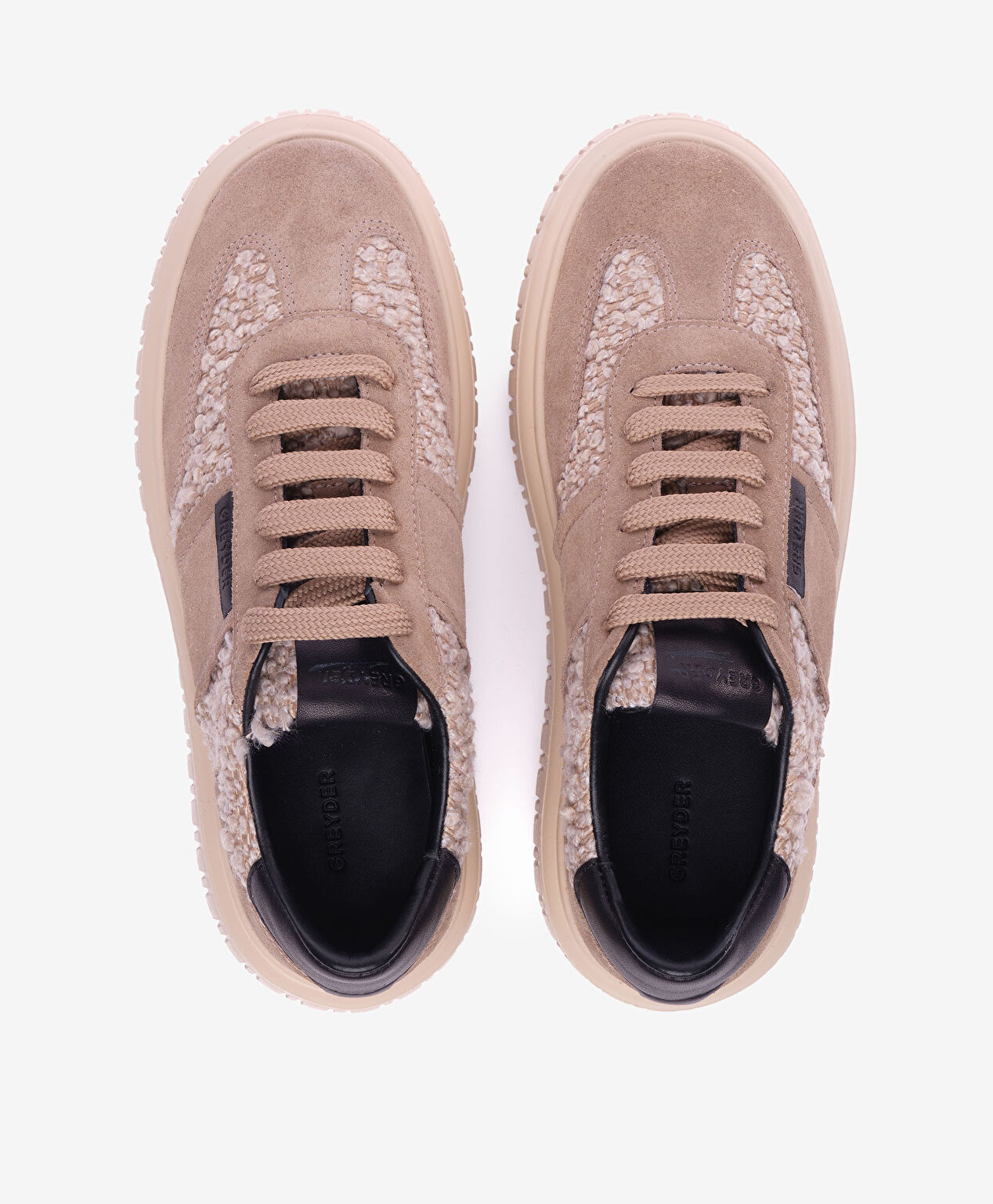 Kadın Vizon Hakiki Deri Sneaker Ayakkabı - 5