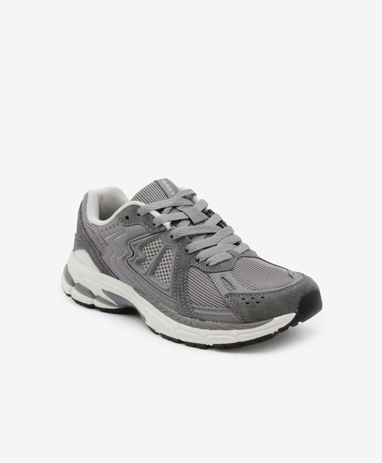 Kadın Gri Hakiki Deri Spor Ayakkabı - 2