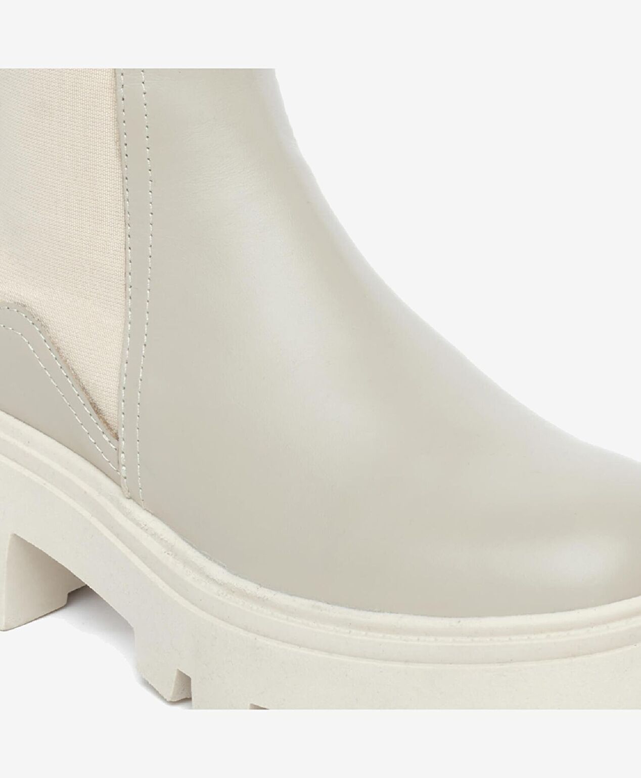 Kadın Bej Hakiki Deri Chealse Bot - 5