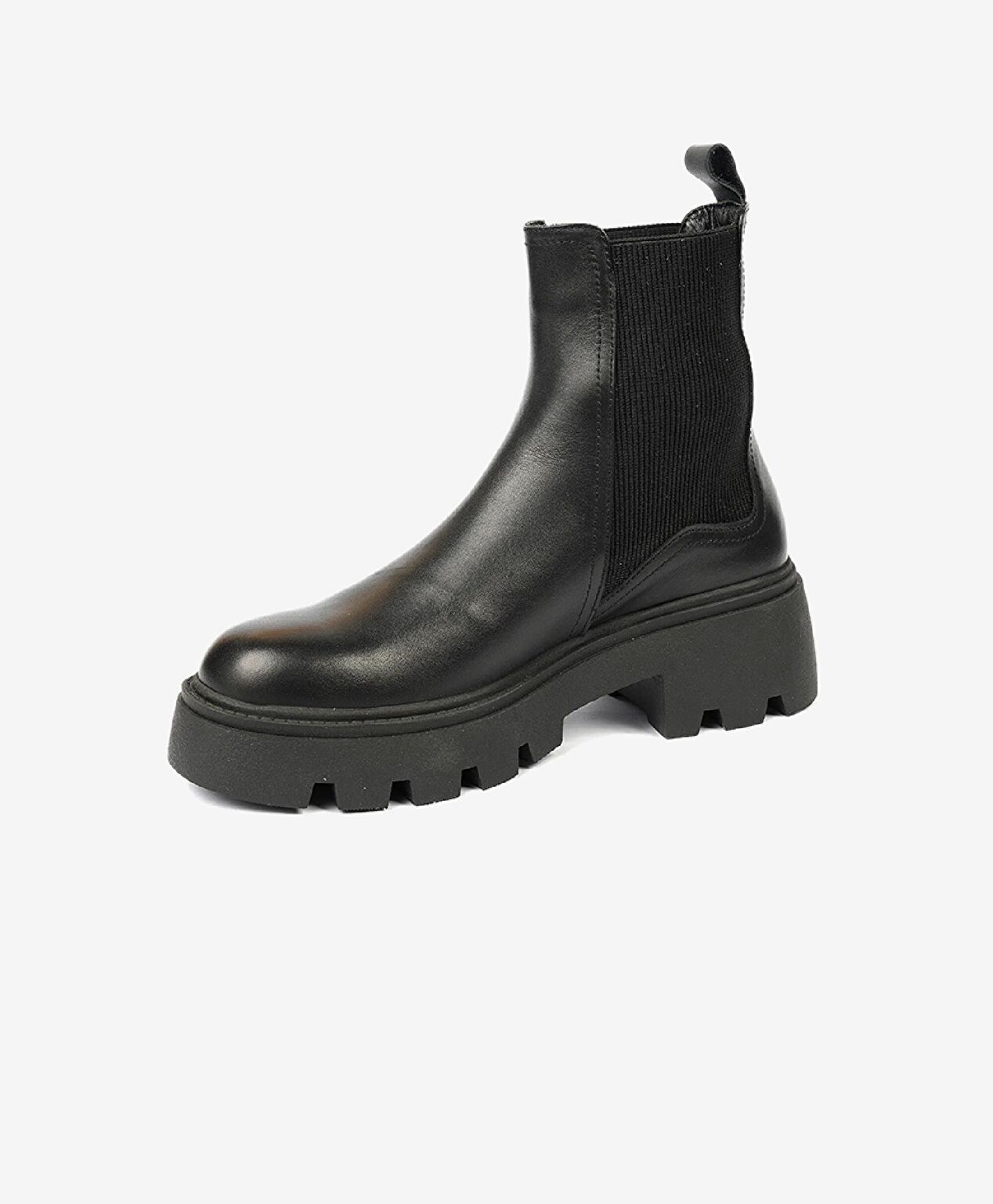 Kadın Siyah Hakiki Deri Chealse Bot - 3