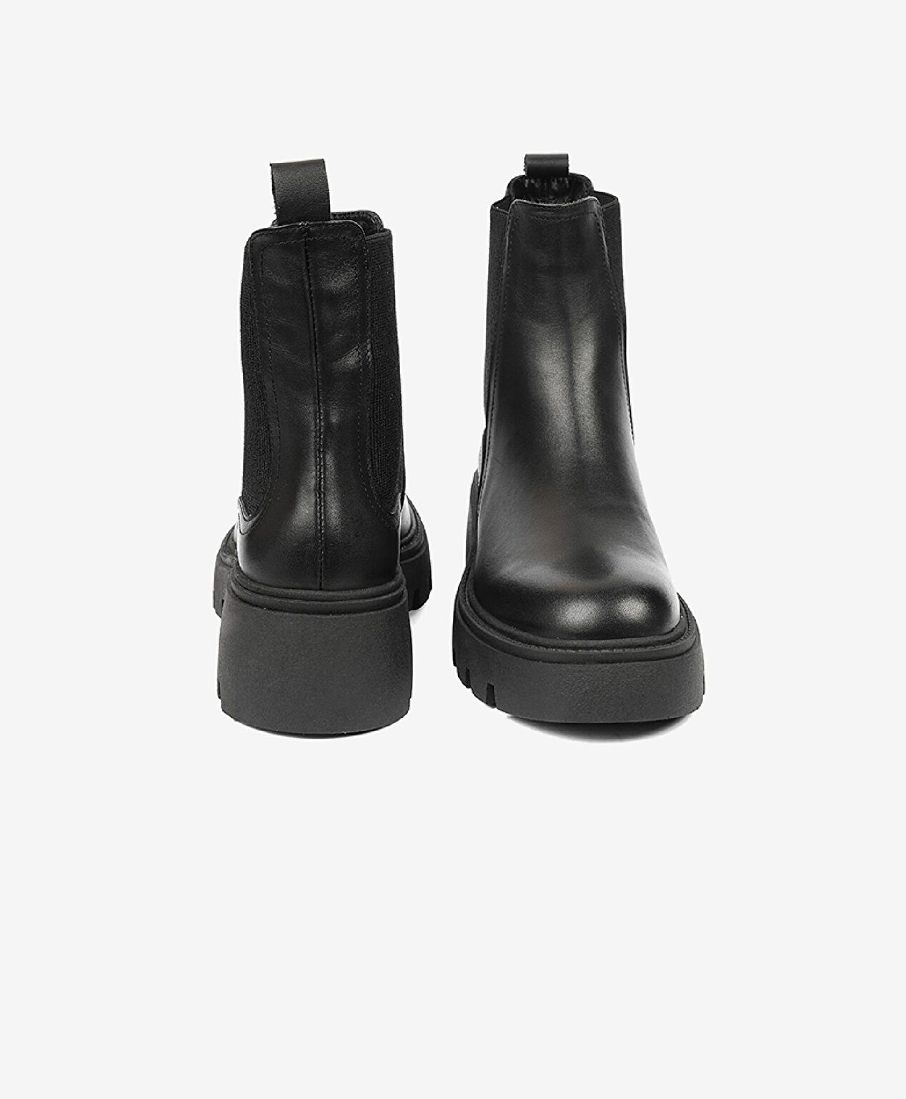 Kadın Siyah Hakiki Deri Chealse Bot - 7