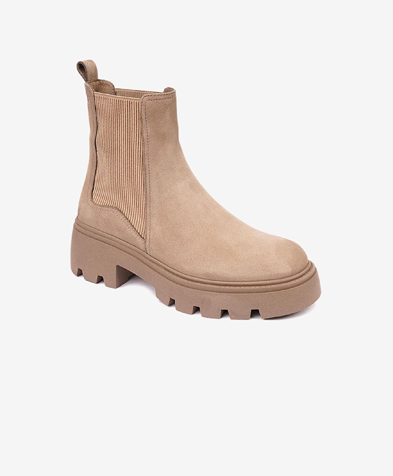 Kadın Vizon Nubuk Hakiki Deri Chealse Bot - 1