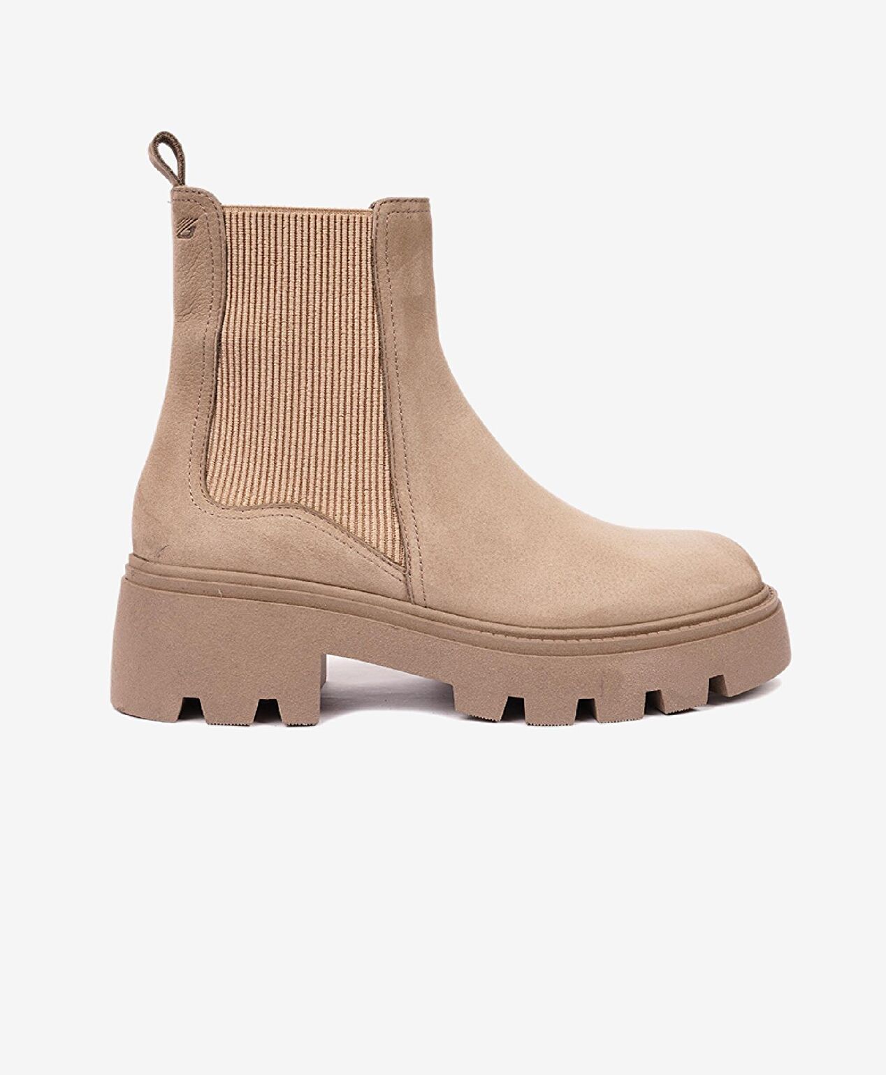 Kadın Vizon Nubuk Hakiki Deri Chealse Bot - 2