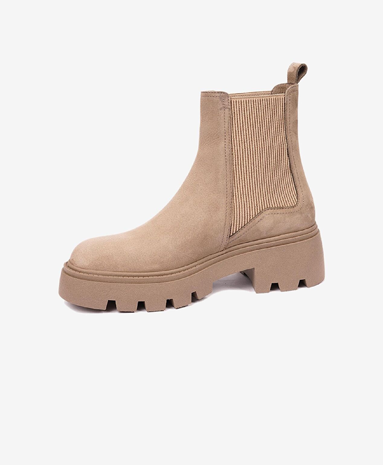 Kadın Vizon Nubuk Hakiki Deri Chealse Bot - 3