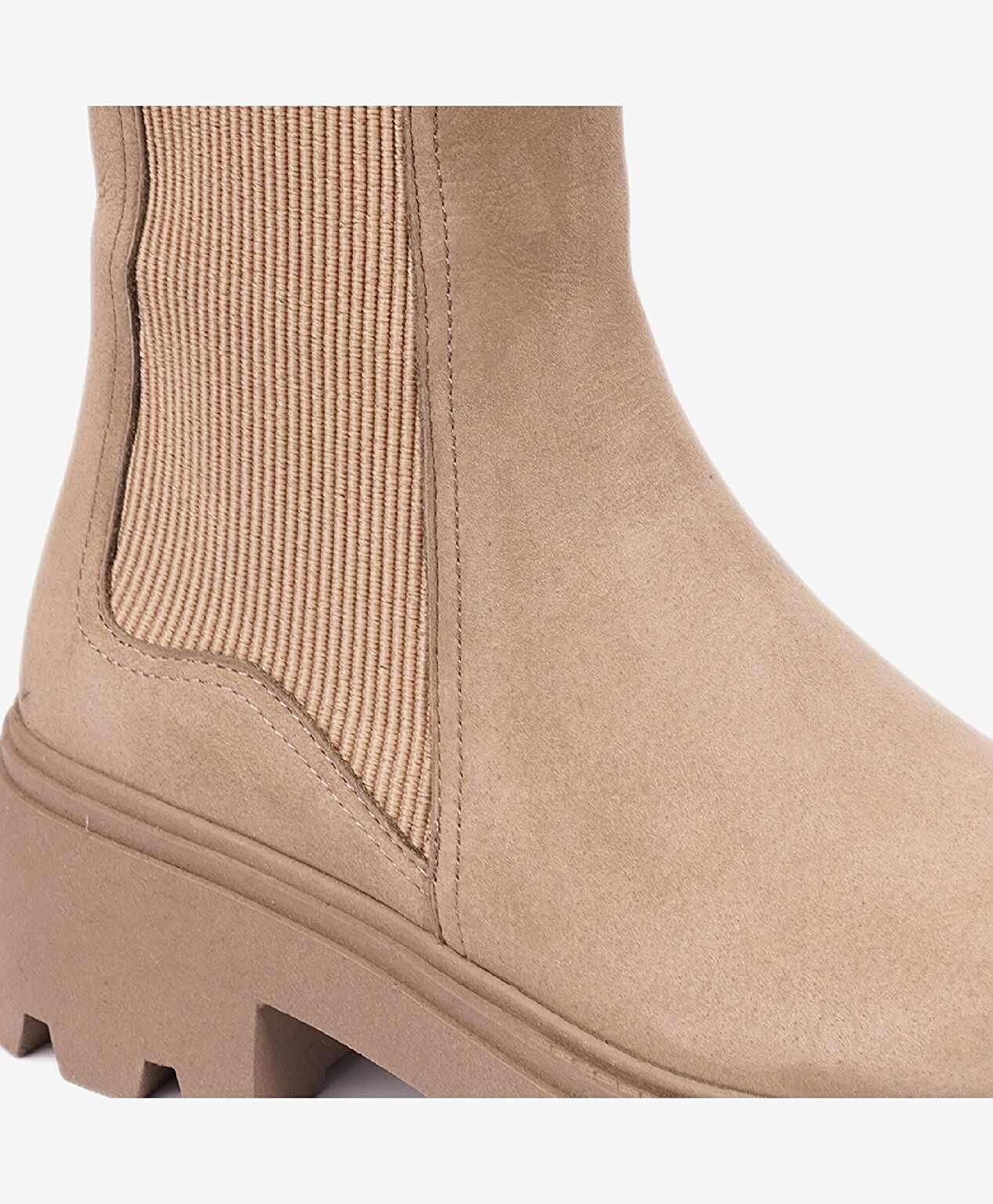 Kadın Vizon Nubuk Hakiki Deri Chealse Bot - 5