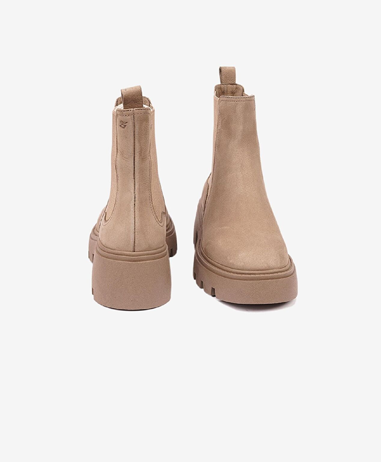 Kadın Vizon Nubuk Hakiki Deri Chealse Bot - 7