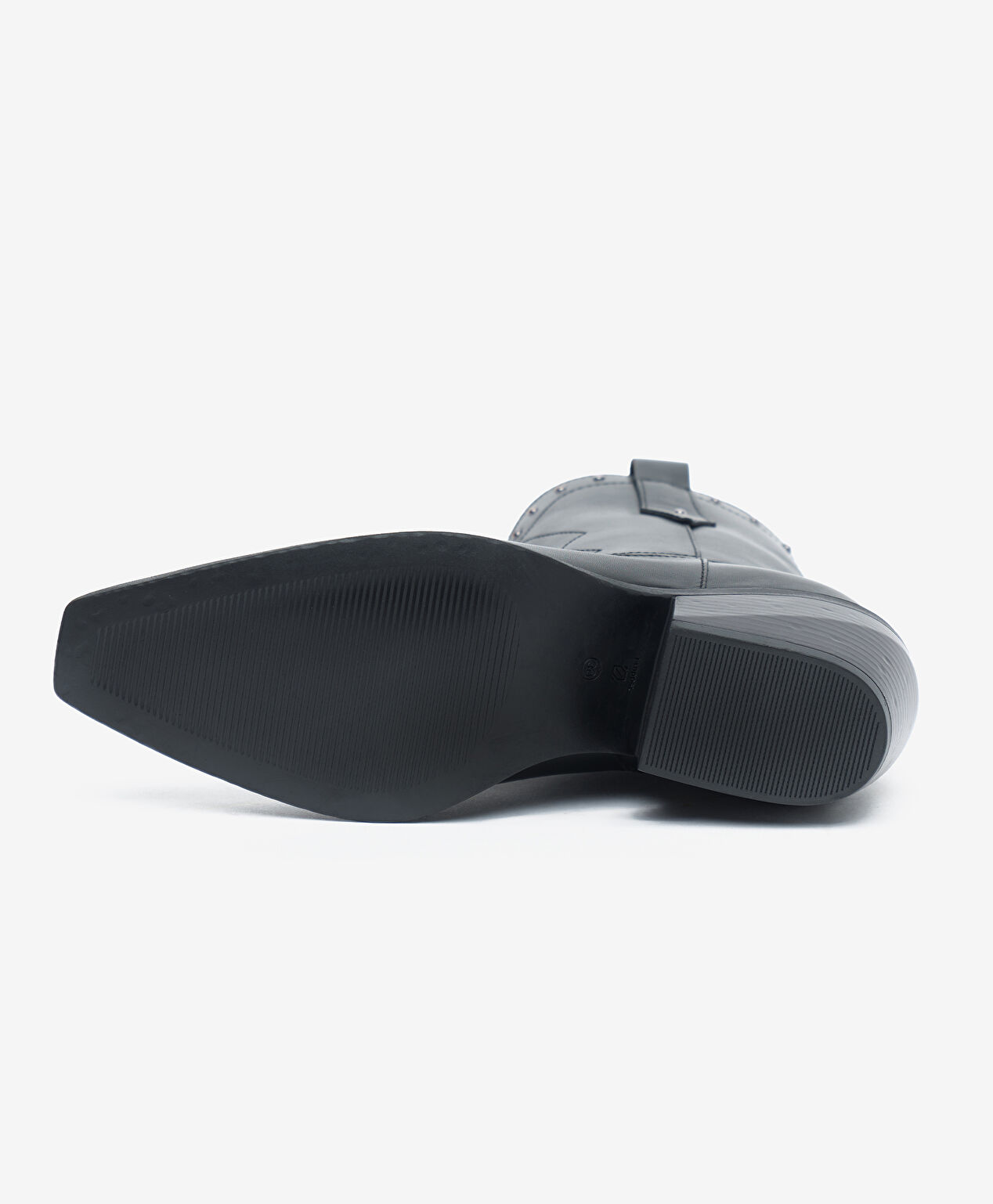 Kadın Siyah Hakiki Deri Topuklu Bot - 4