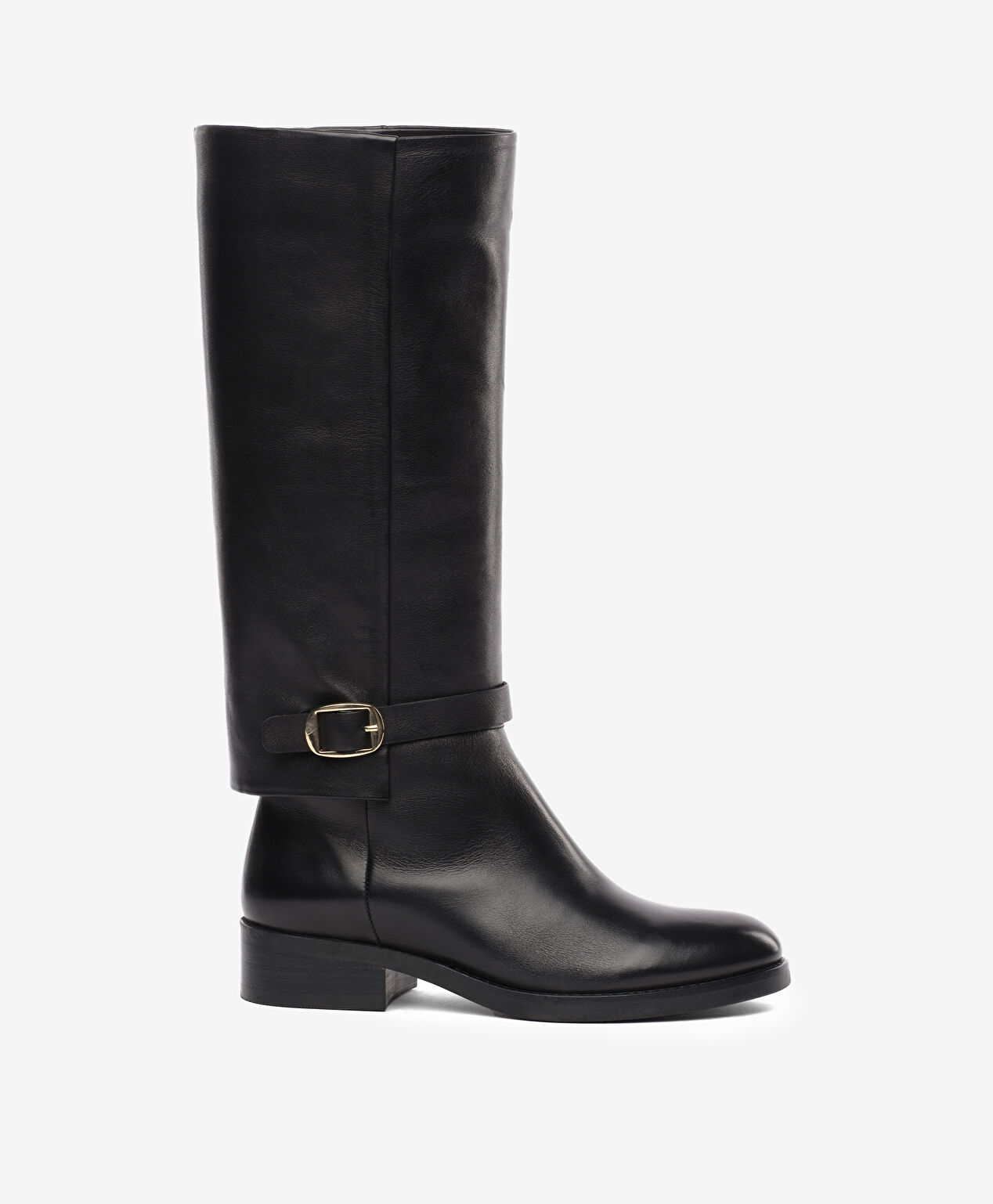 Kadın Siyah Hakiki Deri Çizme - 1