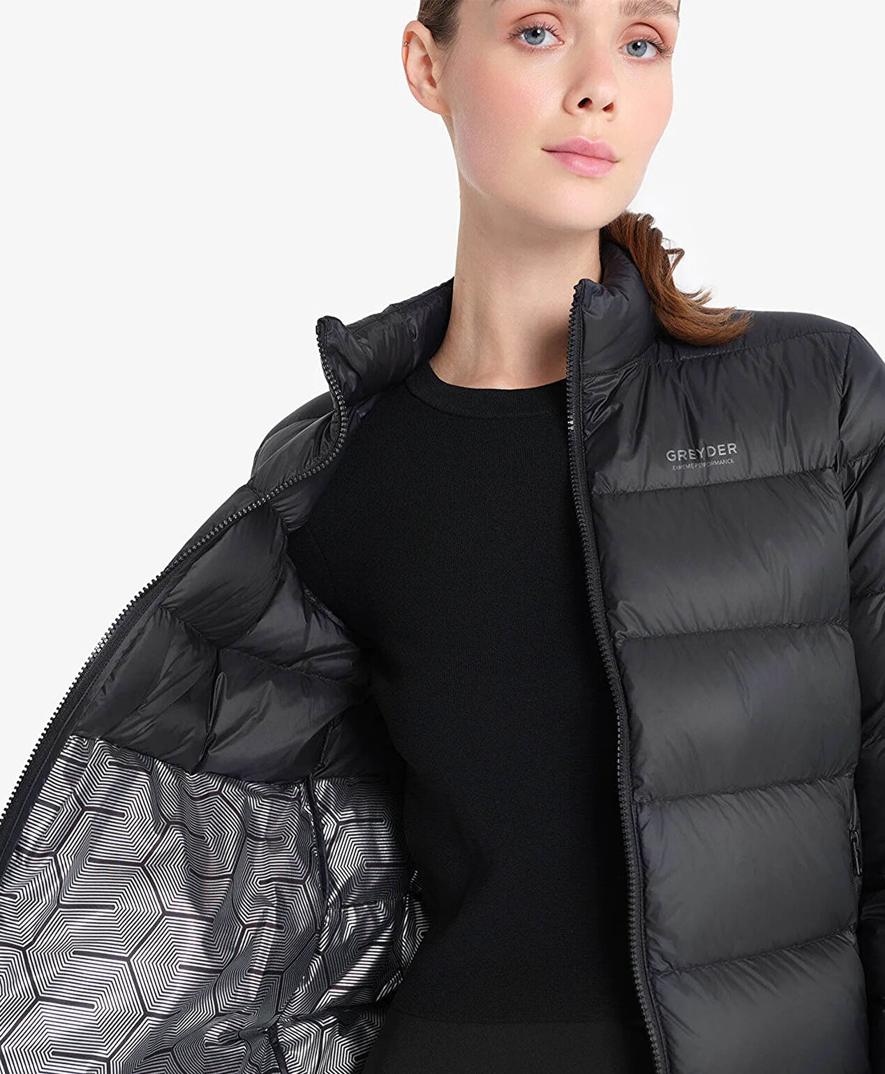 Kadın Siyah Mont - 11