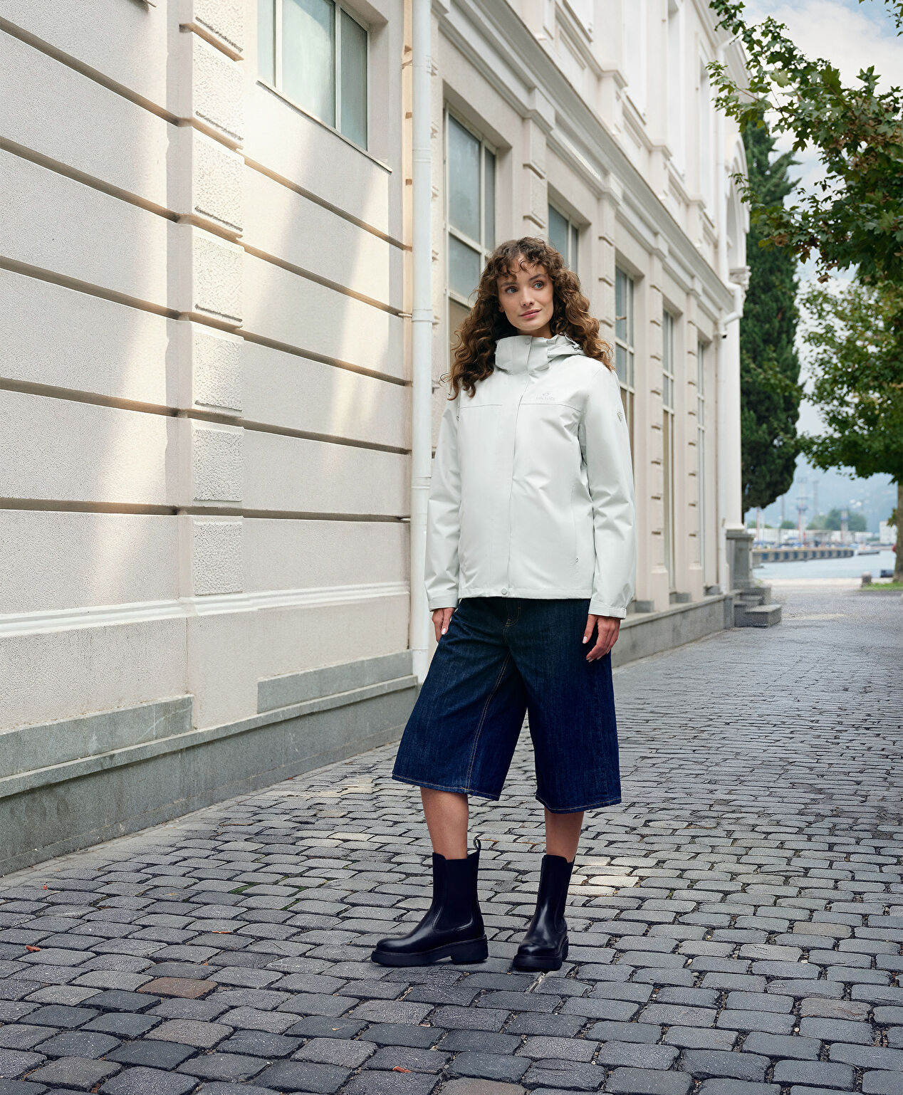 Kadın Beyaz Mont - 14