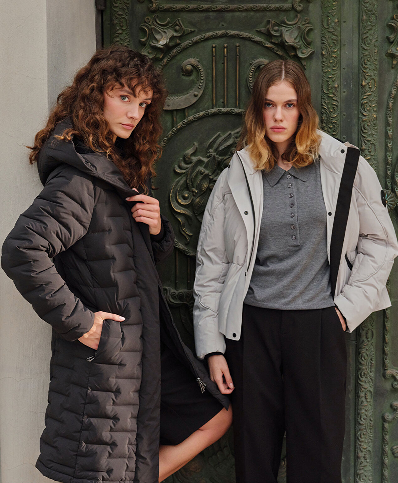 Kadın Siyah Mont - 8