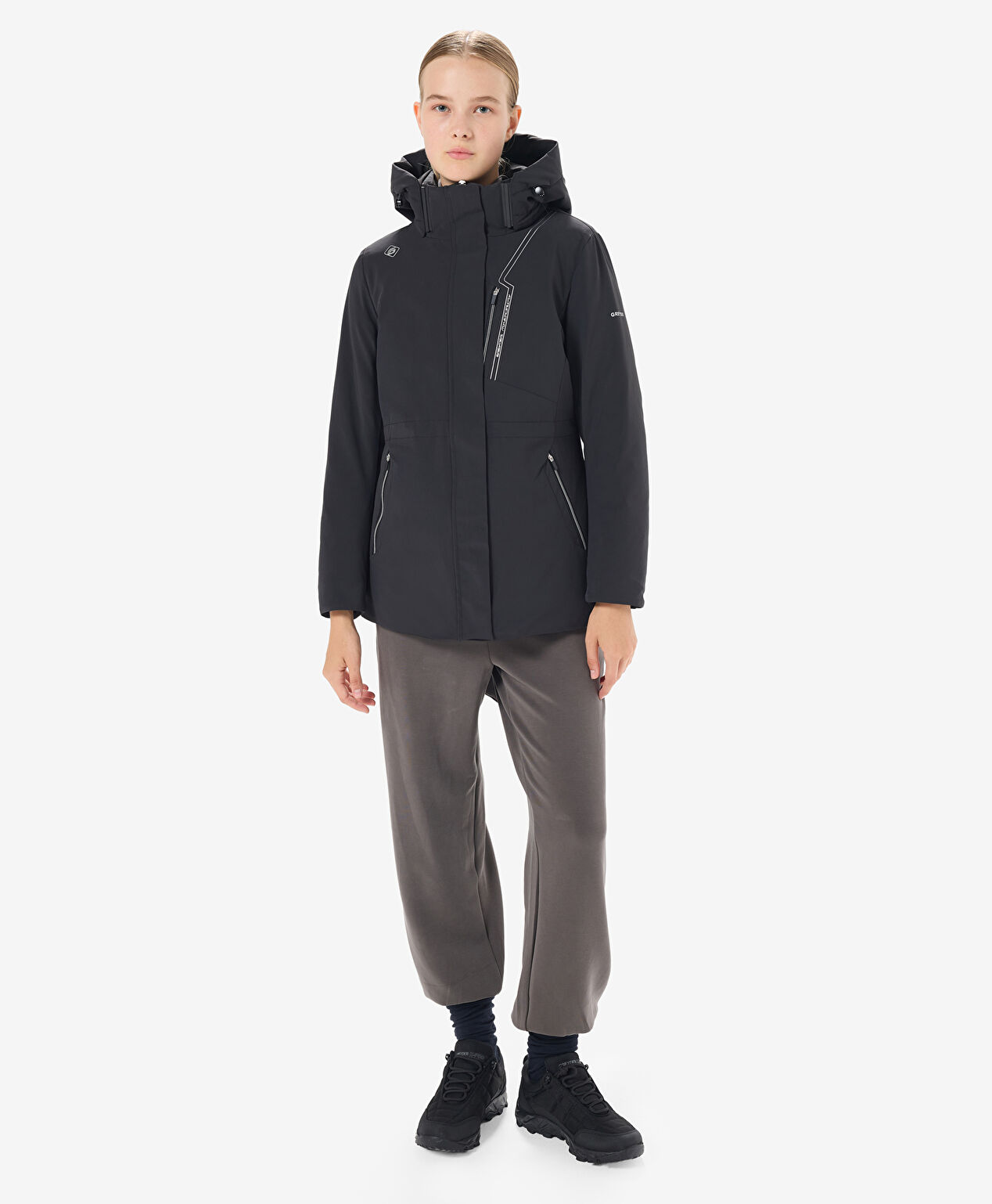 Kadın Siyah Mont - 4