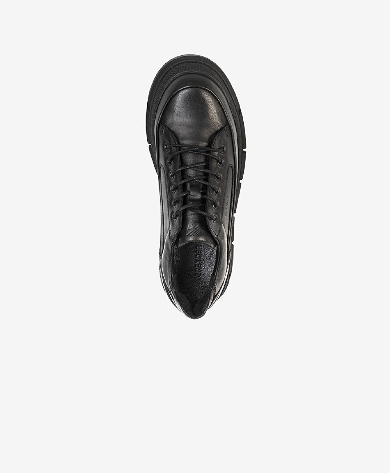 Kadın Siyah Hakiki Deri Ayakkabı - 5