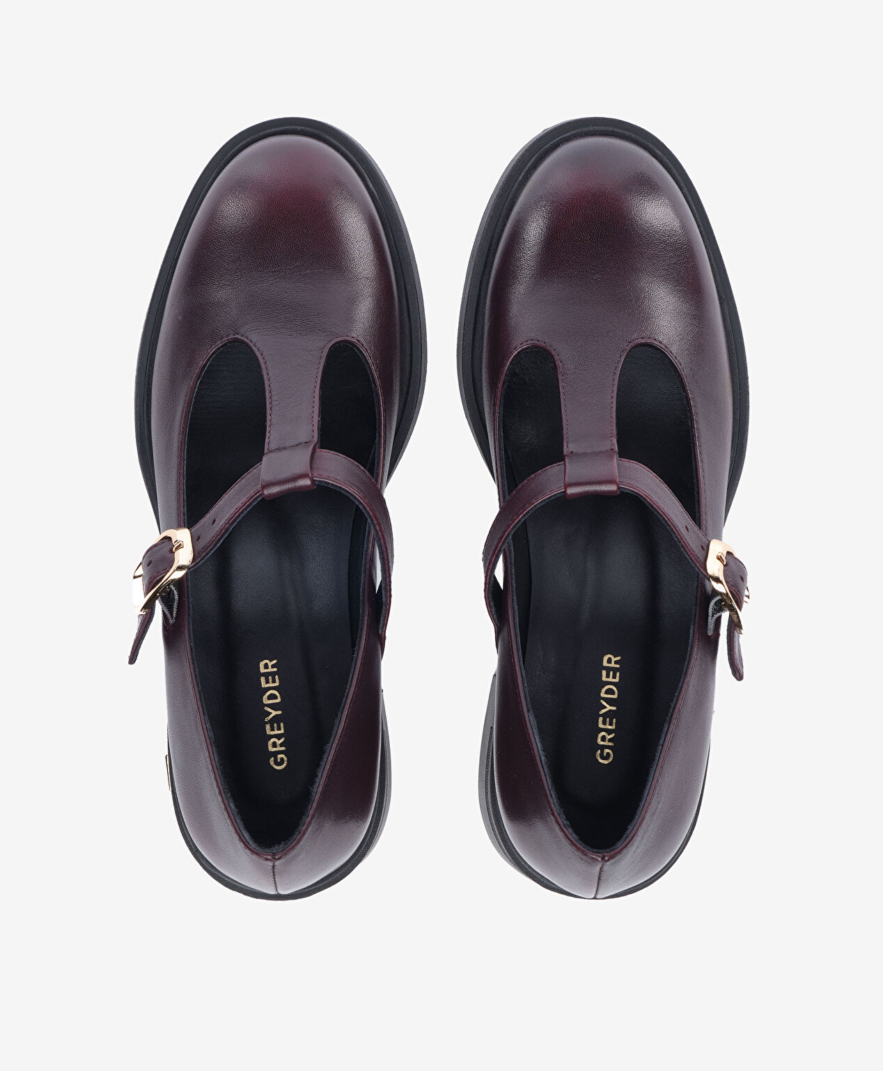 Kadın Bordo Hakiki Deri Klasik Ayakkabı - 5