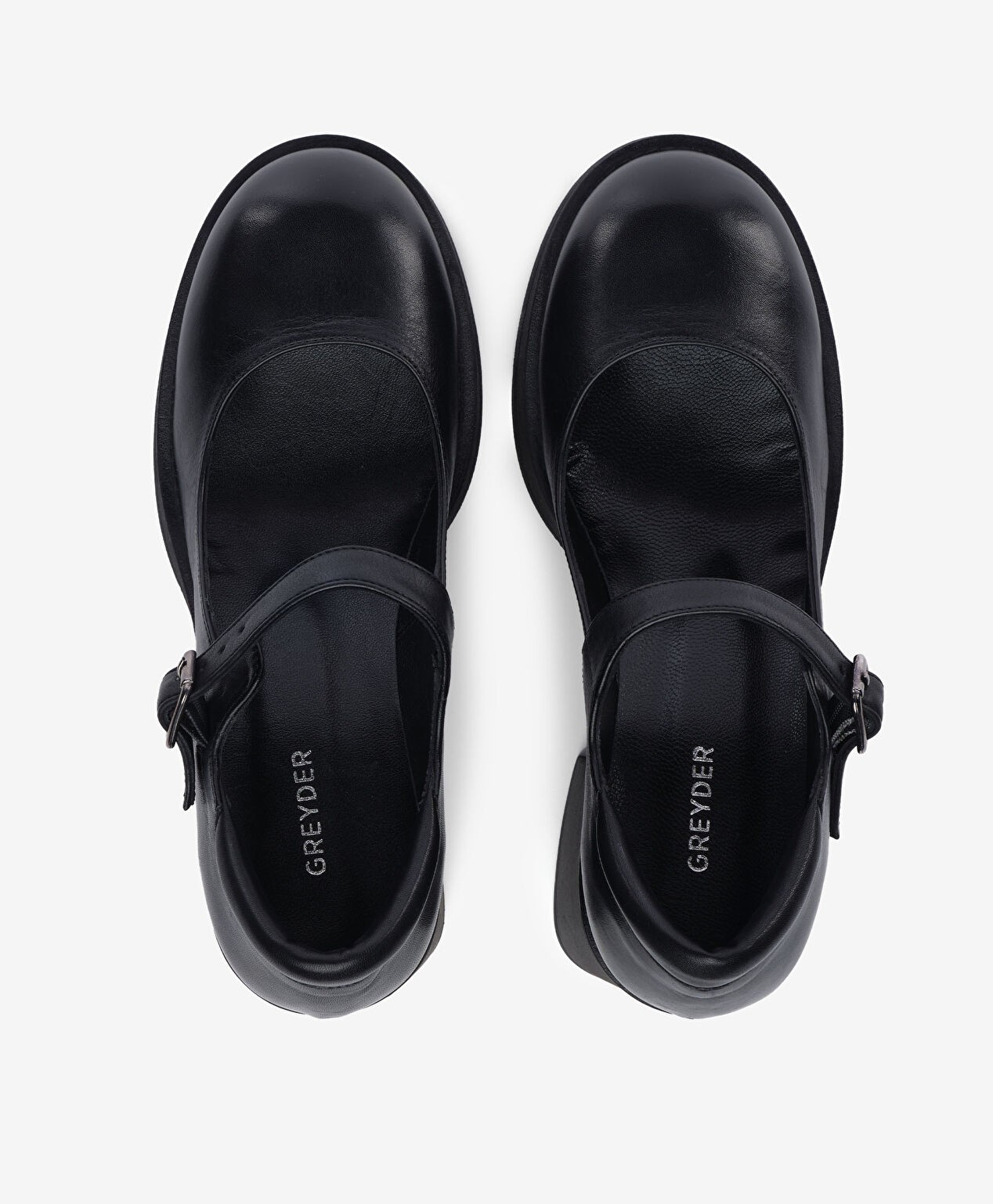 Kadın Siyah Hakiki Deri Klasik Ayakkabı - 5