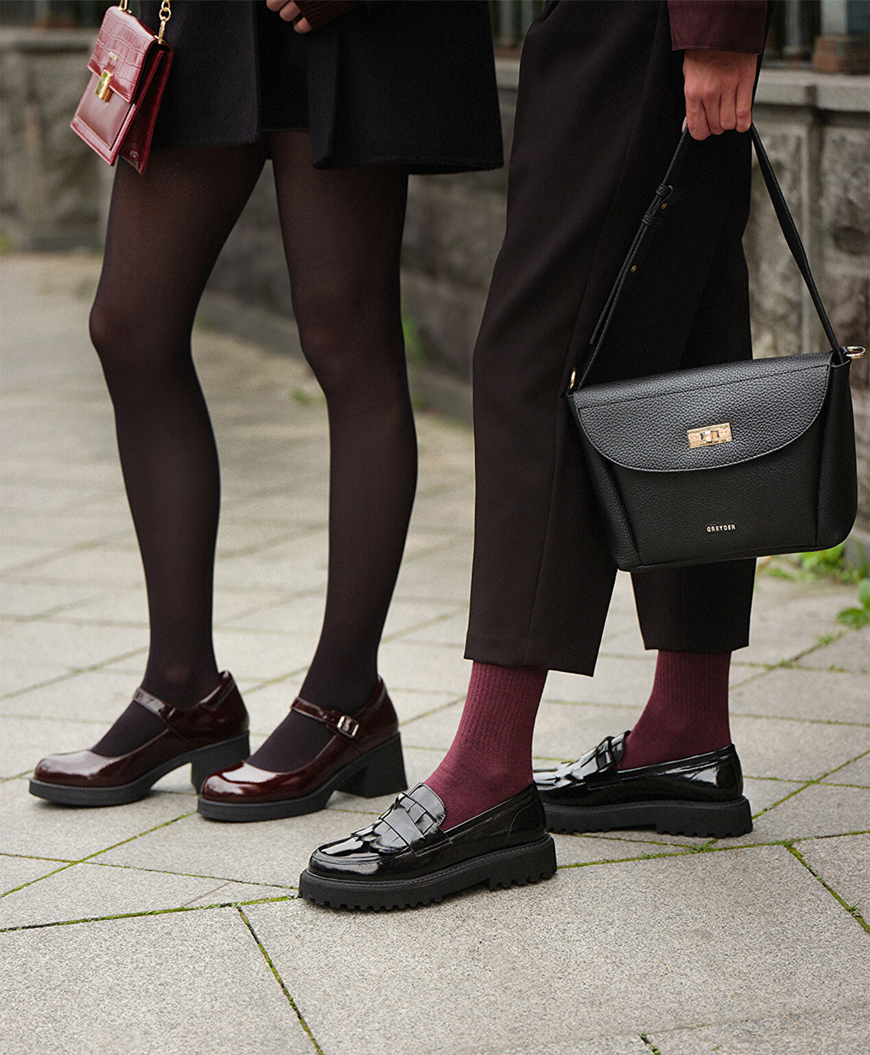 Kadın Bordo Rugan Hakiki Deri Klasik Ayakkabı - 7