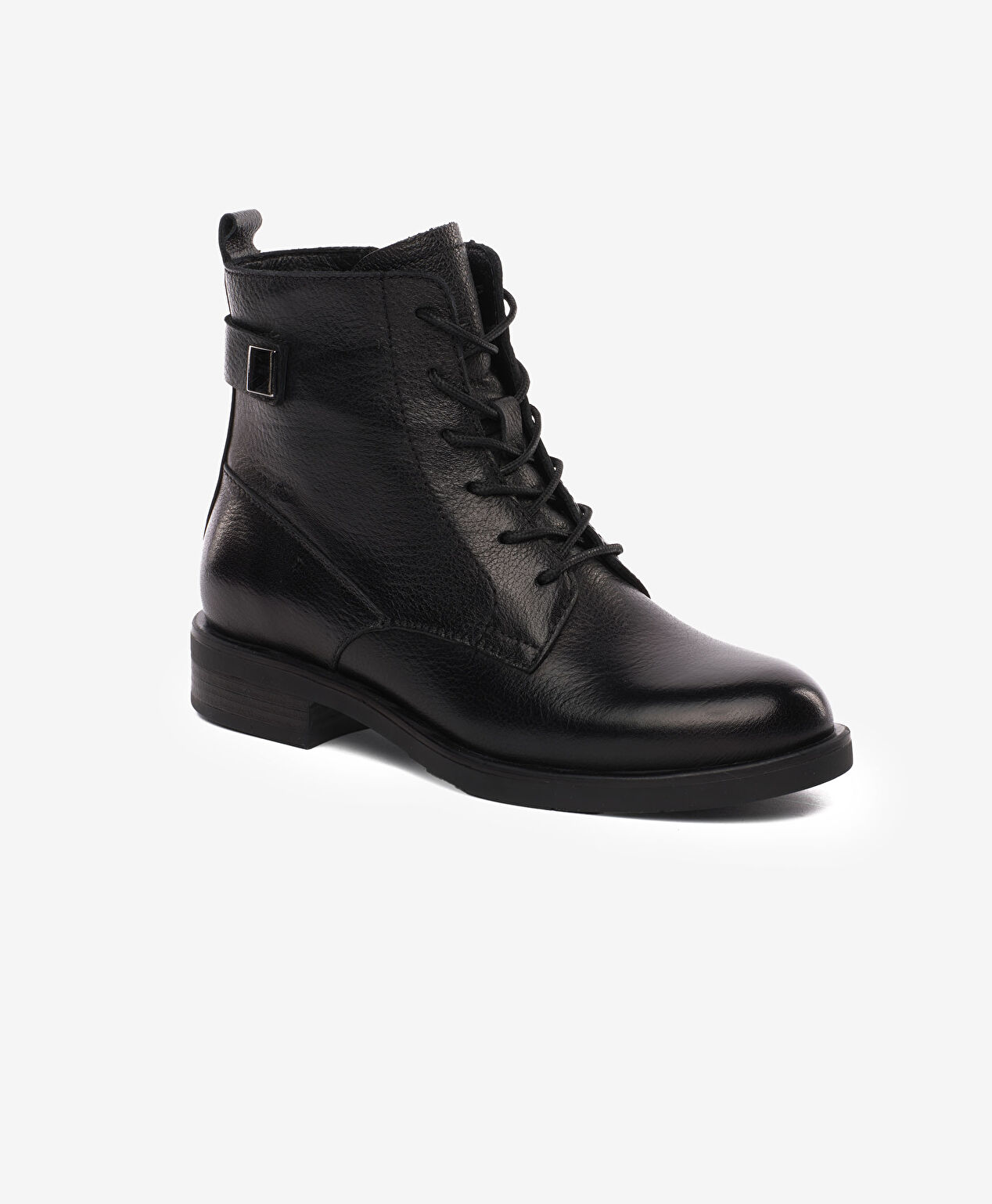 Kadın Siyah Hakiki Deri Bot - 2