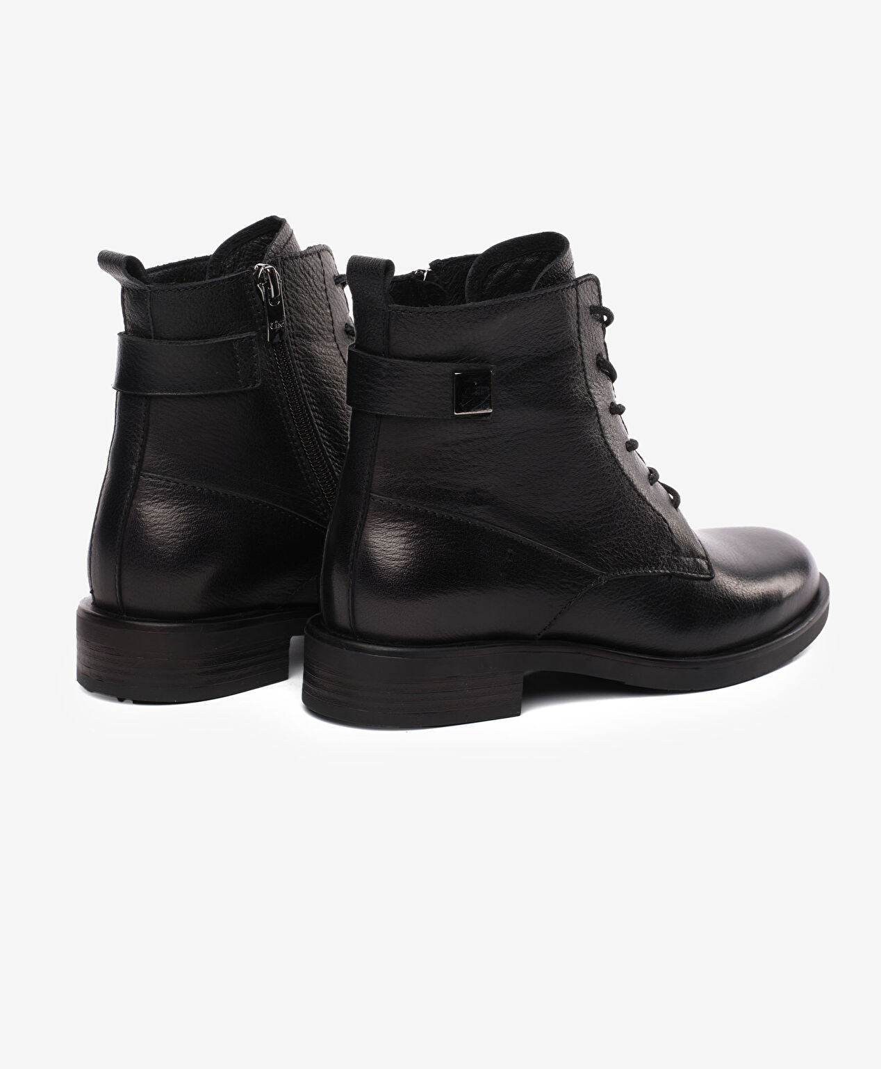 Kadın Siyah Hakiki Deri Bot - 4