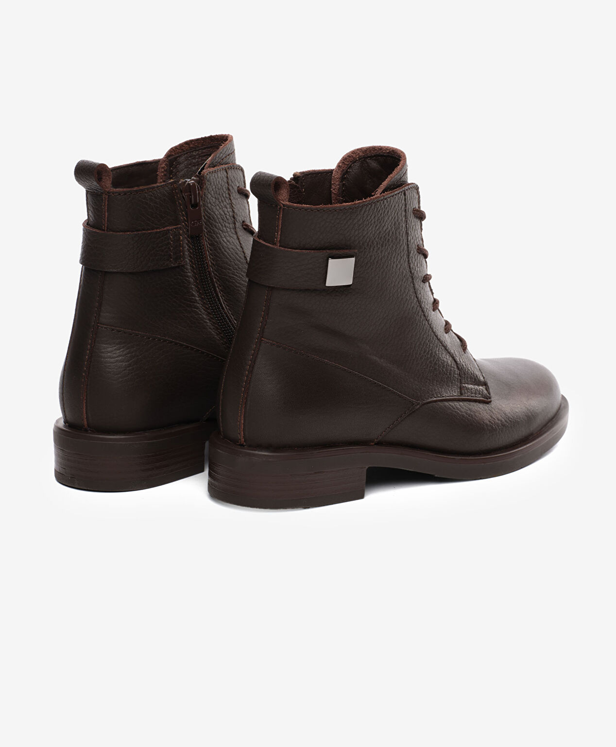 Kadın Kahverengi Hakiki Deri Bot - 4