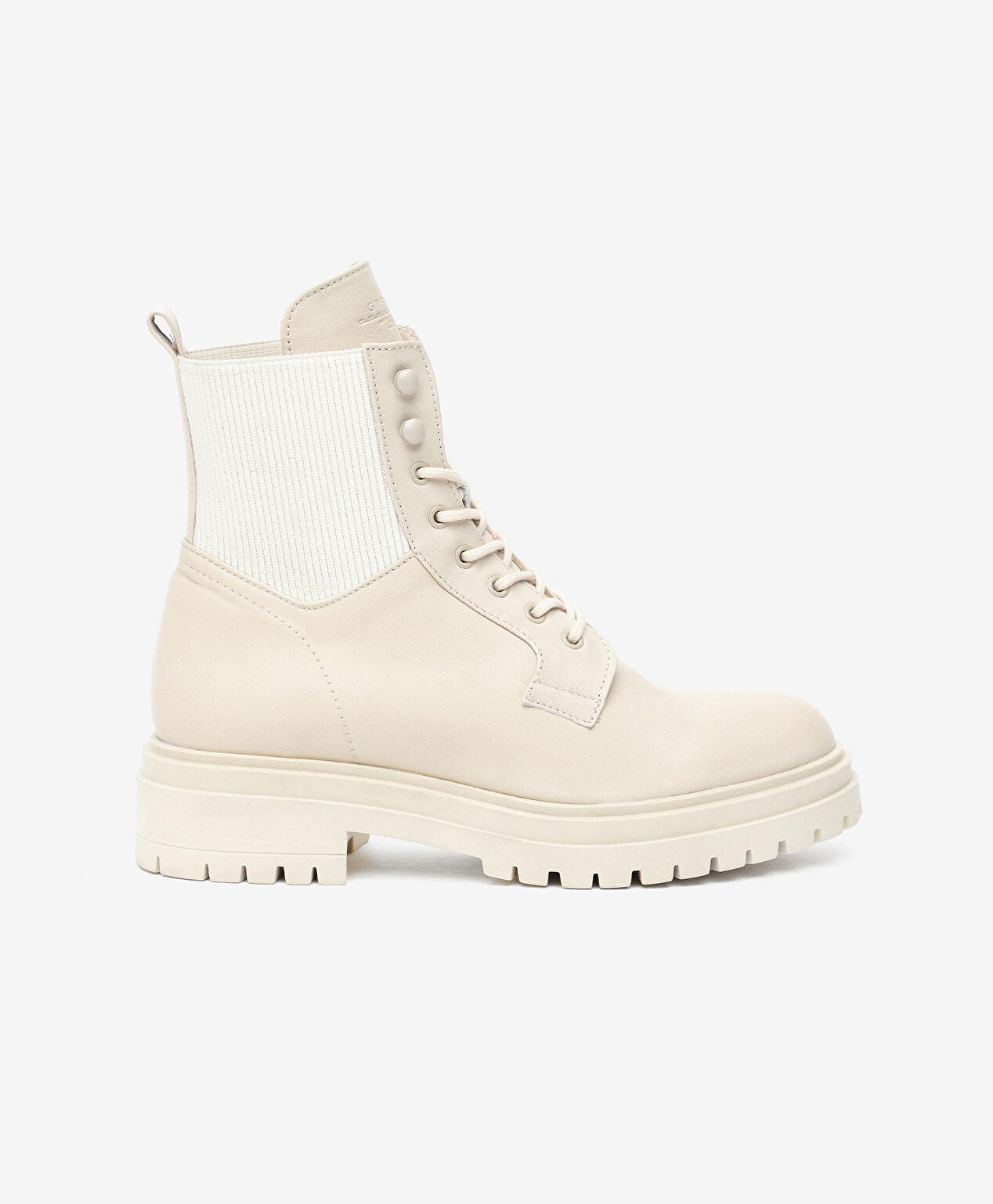 Kadın Ekru Hakiki Deri Bot - 1