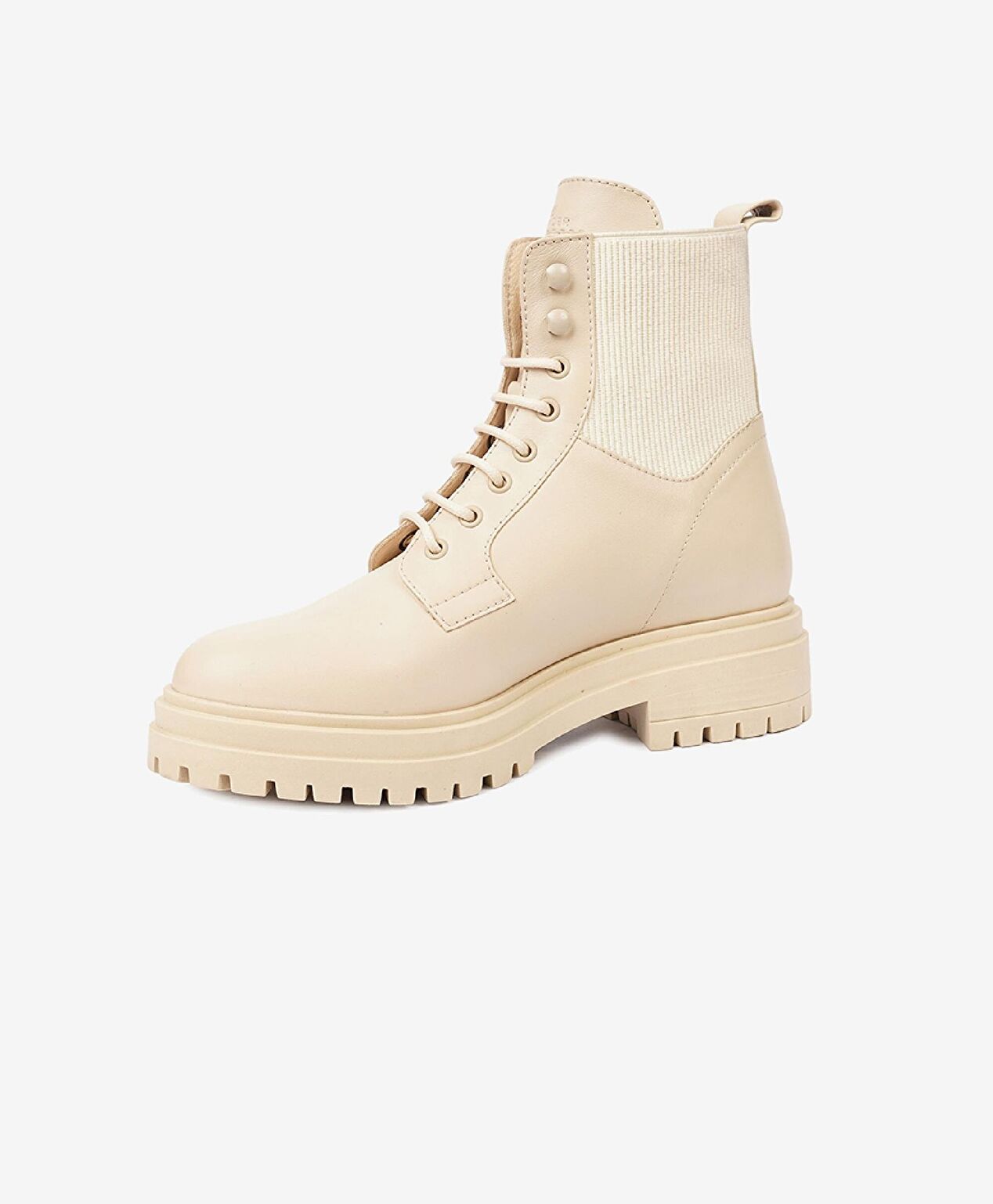 Kadın Ekru Hakiki Deri Bot - 3