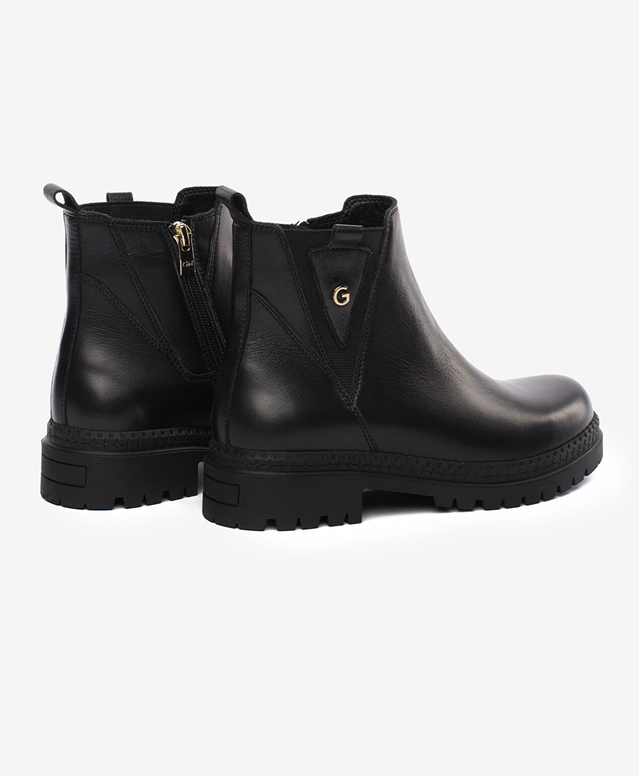 Kadın Siyah Hakiki Deri Bot - 4