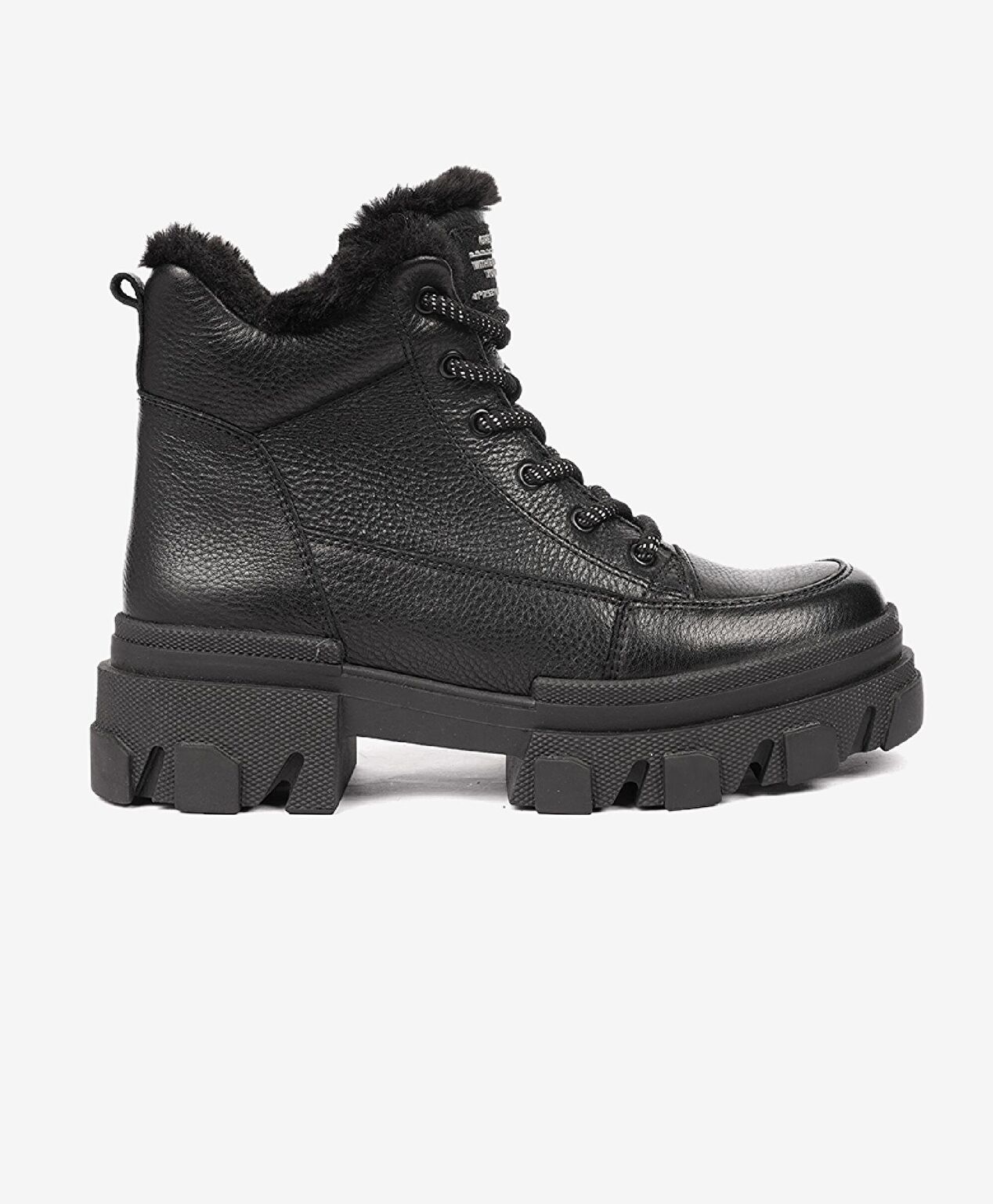 Kadın Siyah Hakiki Deri Bot - 2