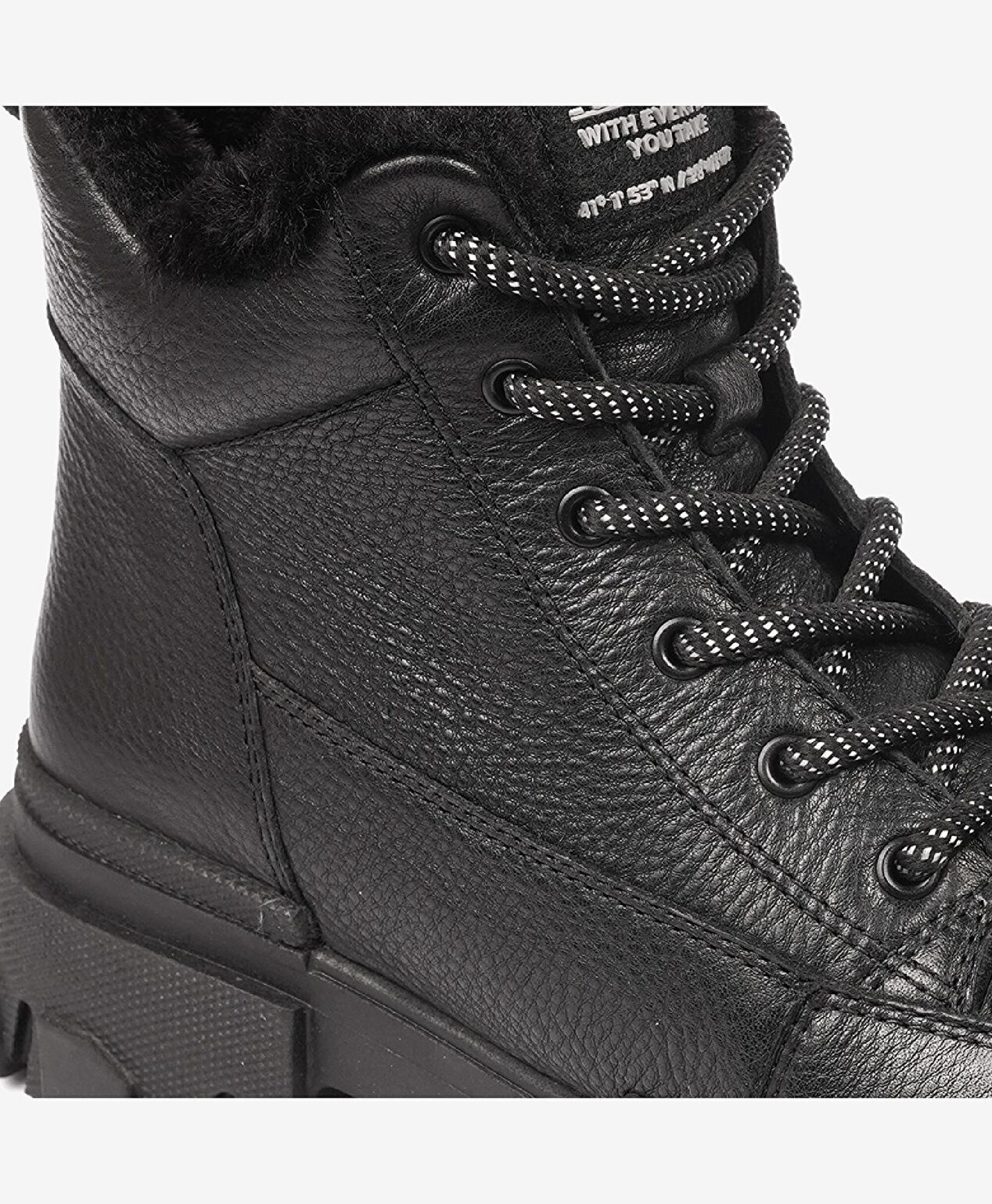 Kadın Siyah Hakiki Deri Bot - 5