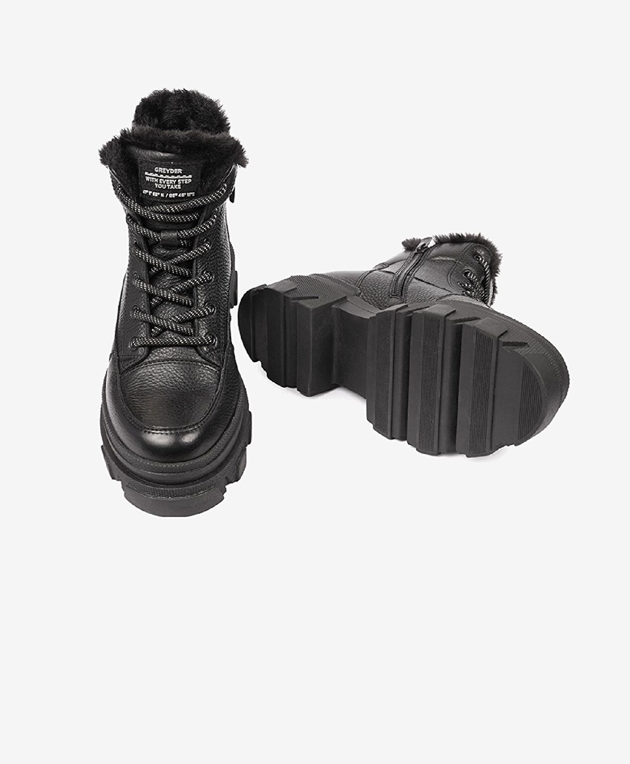 Kadın Siyah Hakiki Deri Bot - 6