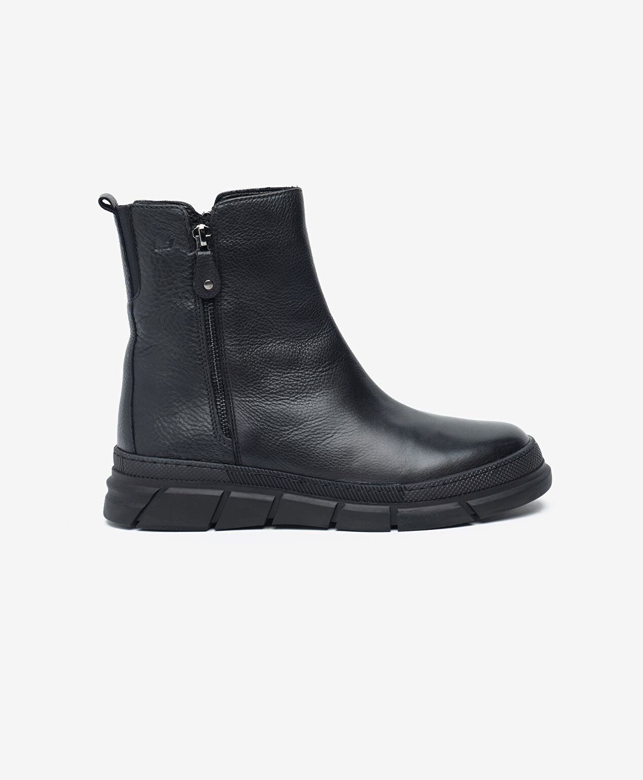 Kadın Siyah Hakiki Deri Bot - 1