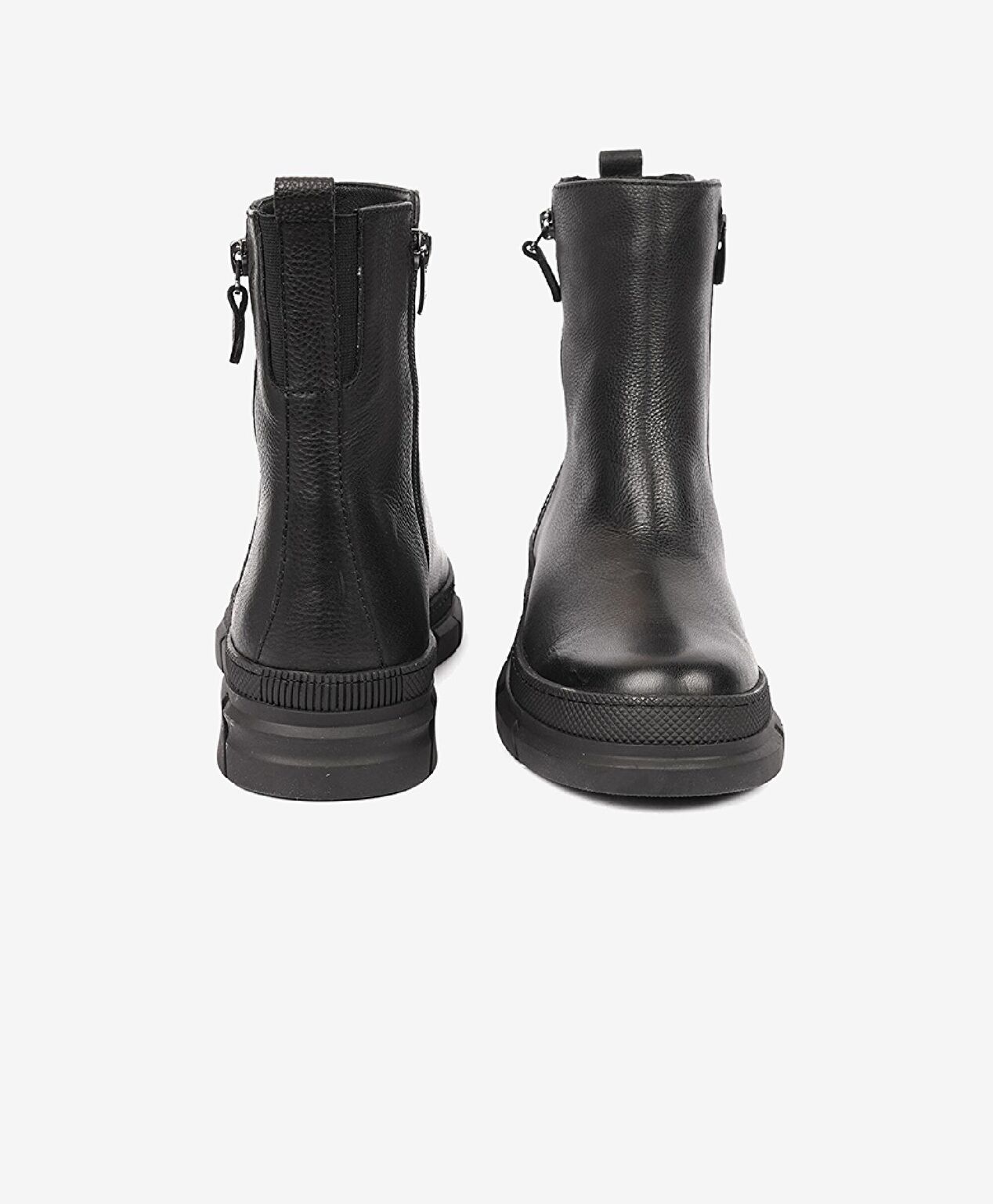 Kadın Siyah Hakiki Deri Bot - 6