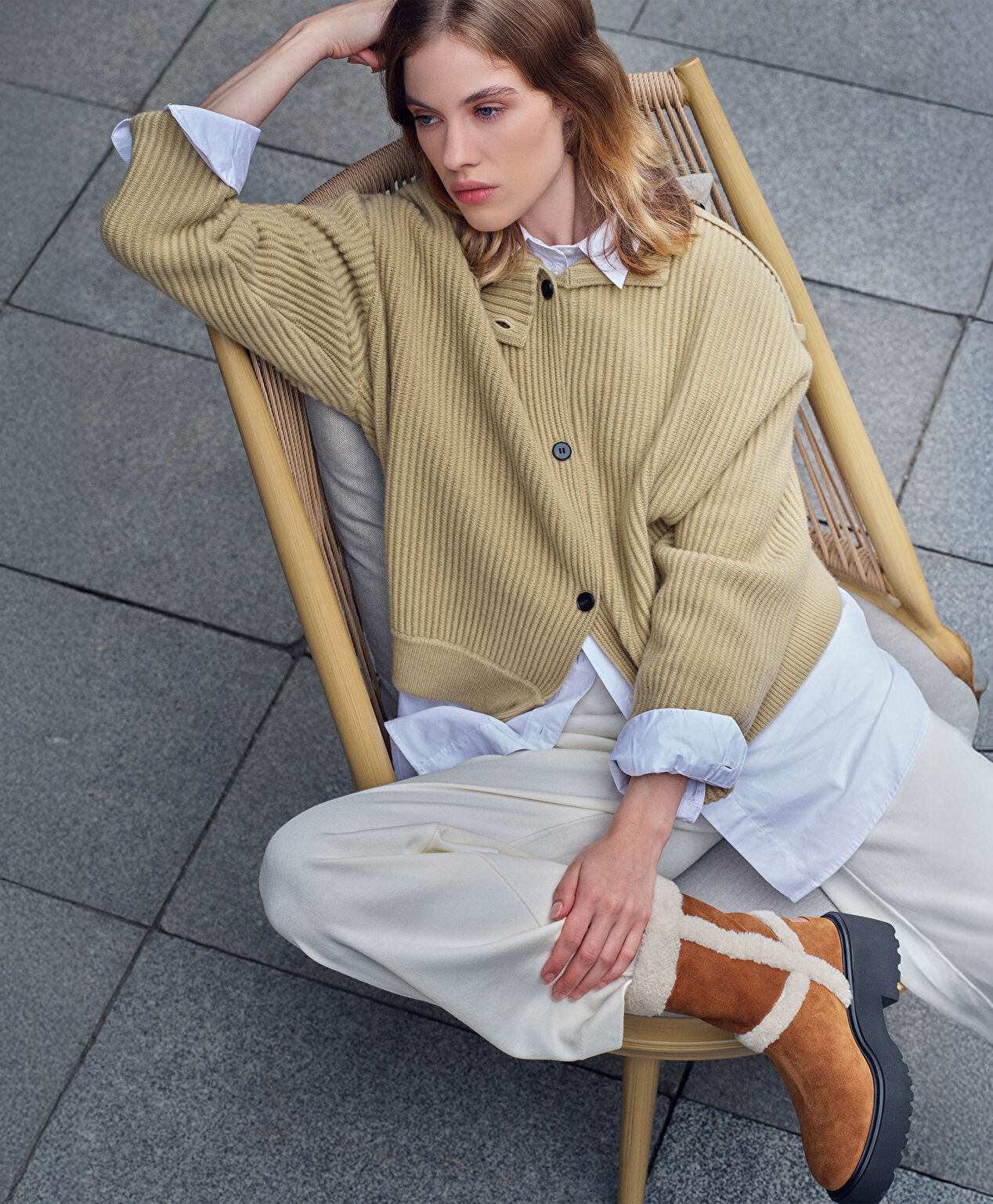 Kadın Taba Hakiki Deri Bot - 7