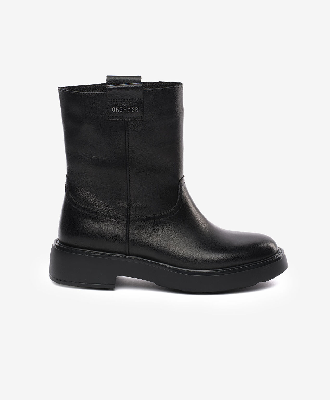 Kadın Siyah Hakiki Deri Bot - 1