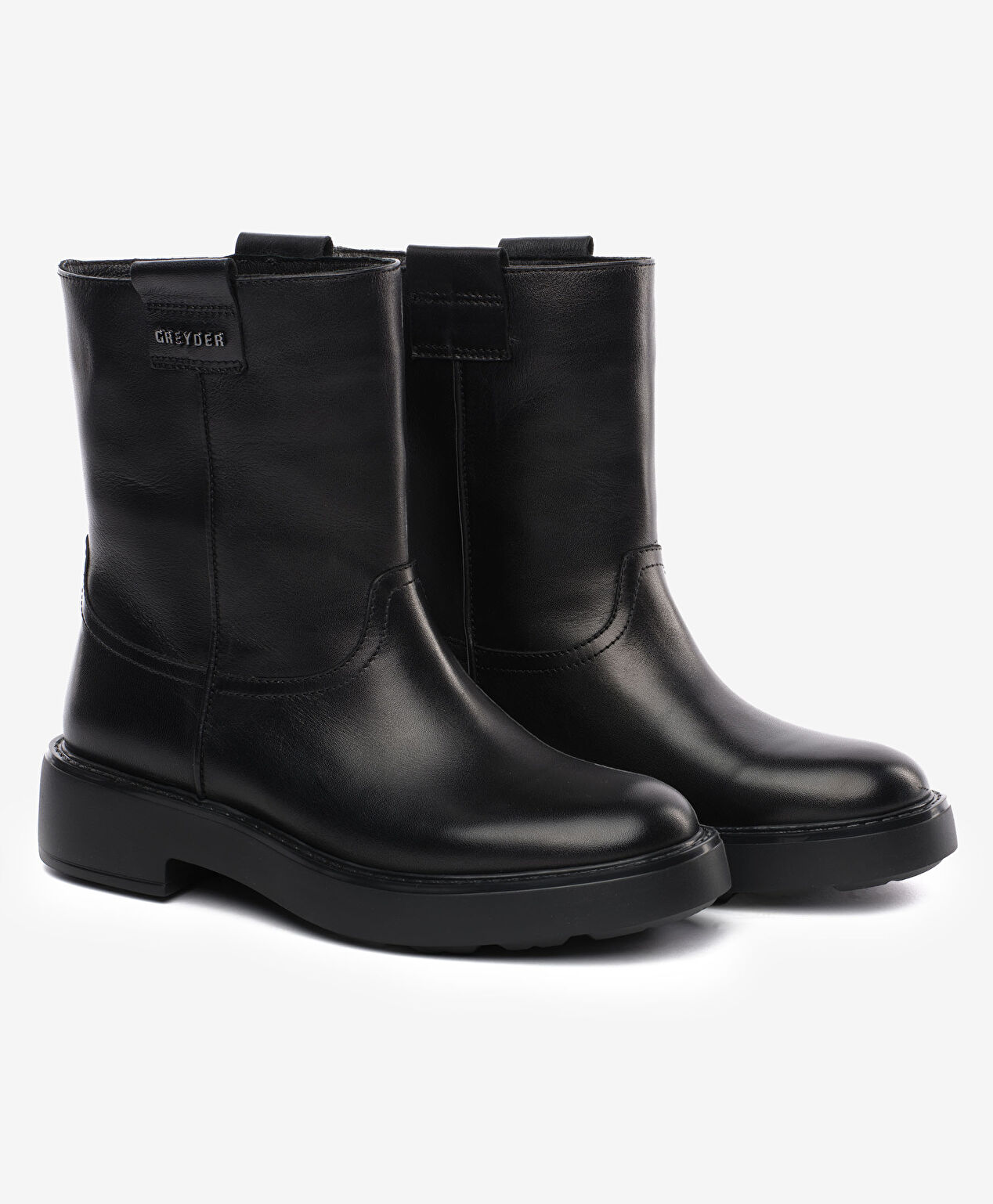 Kadın Siyah Hakiki Deri Bot - 3