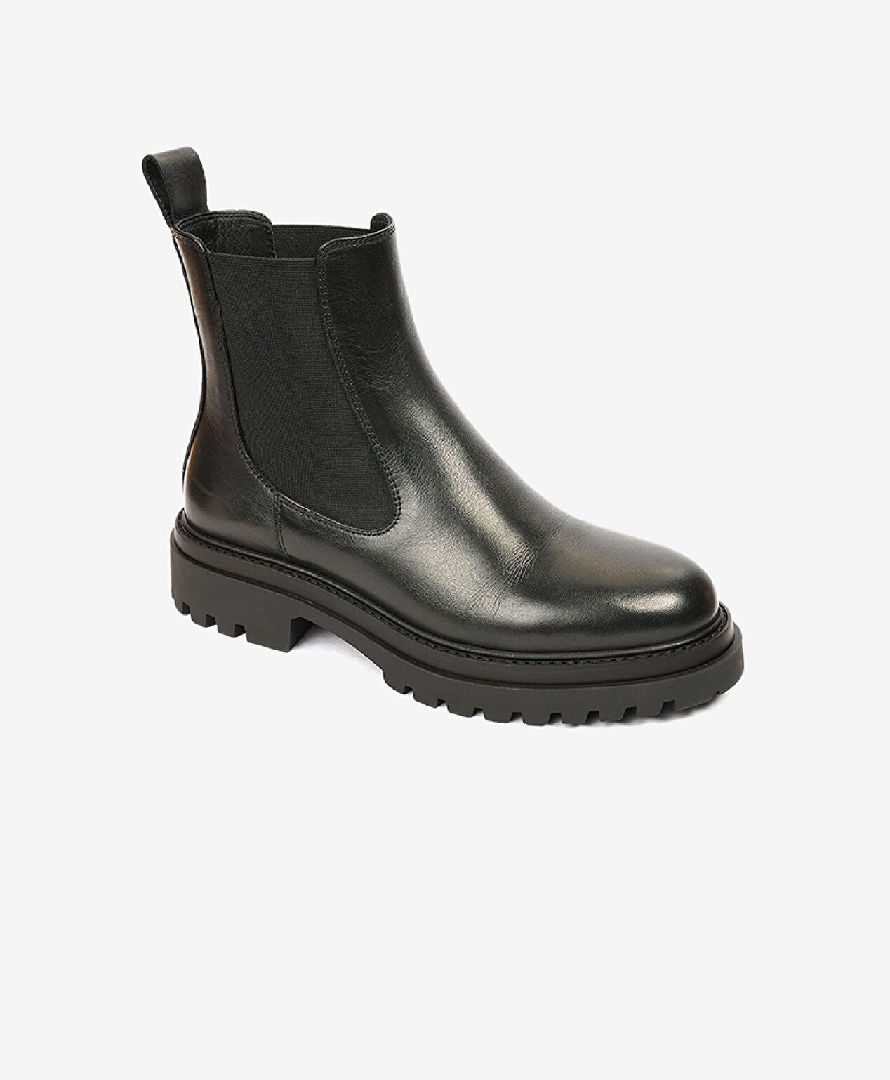 Kadın Siyah Hakiki Deri Chealse Bot - 2