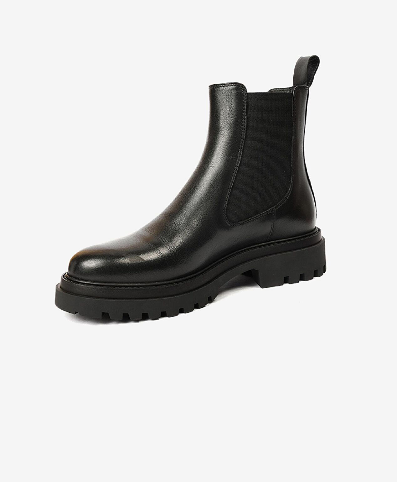 Kadın Siyah Hakiki Deri Chealse Bot - 3