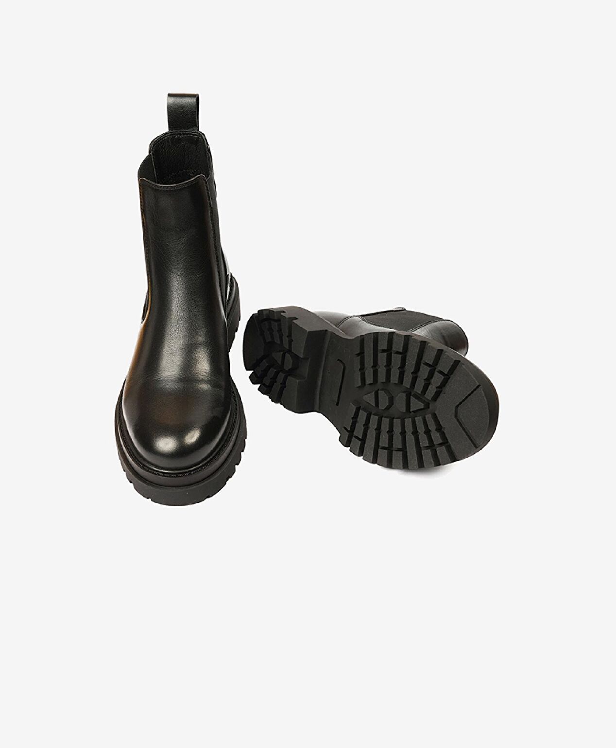 Kadın Siyah Hakiki Deri Chealse Bot - 6