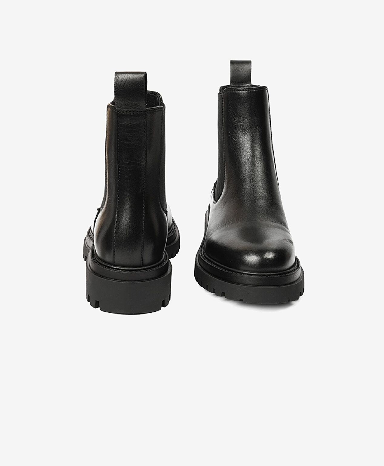 Kadın Siyah Hakiki Deri Chealse Bot - 7