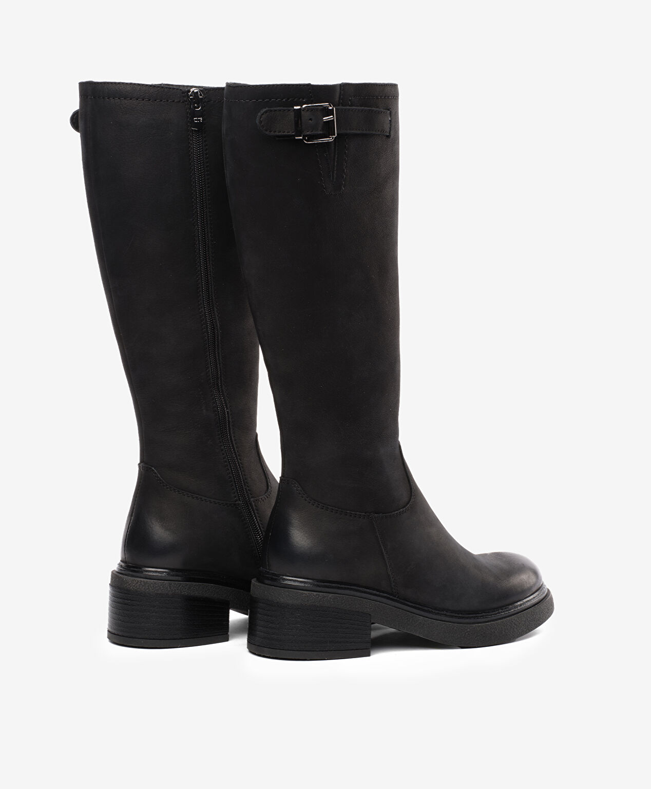 Kadın Siyah Hakiki Deri Çizme - 4