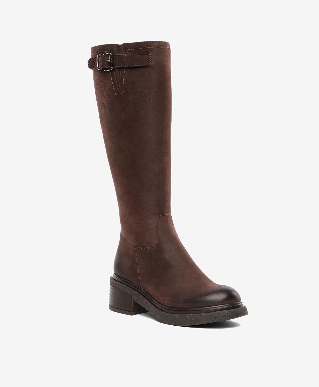 Kadın Kahverengi Hakiki Deri Çizme - 2