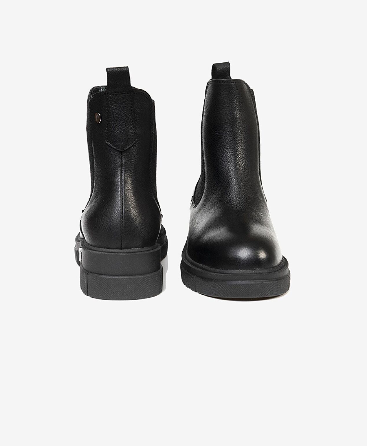 Kadın Siyah Hakiki Deri Chealse Bot - 7