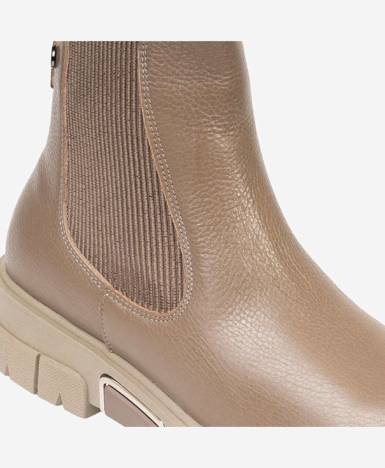 Kadın Vizon Hakiki Deri Chealse Bot - 4