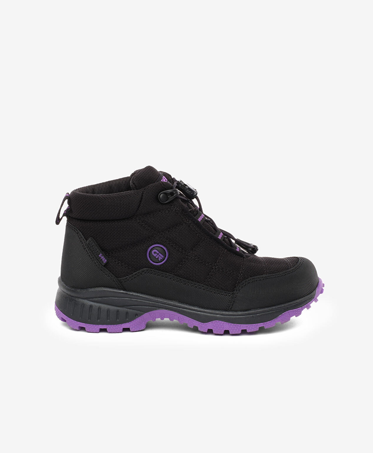 Erkek Çocuk Siyah Mor Su Geçirmez Outdoor Bot - 1