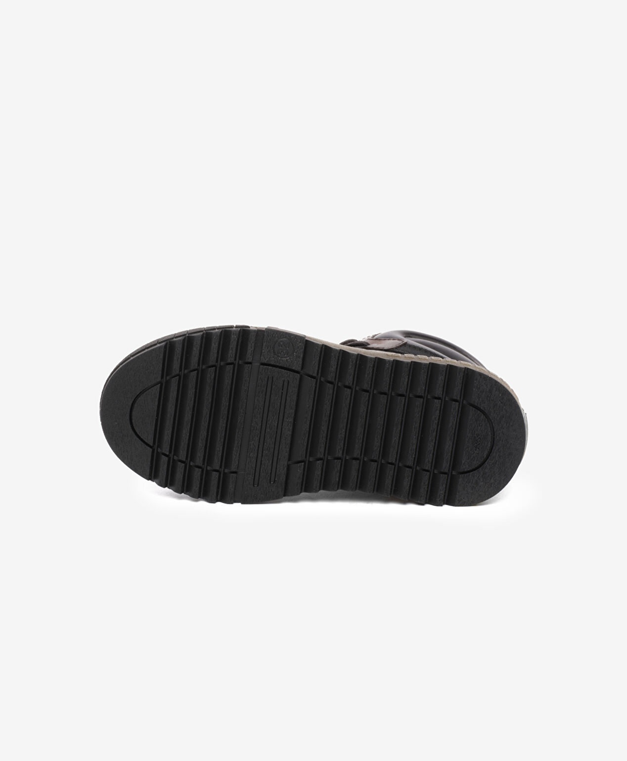 Çocuk Siyah Hakiki Deri Sneaker Bot - 5