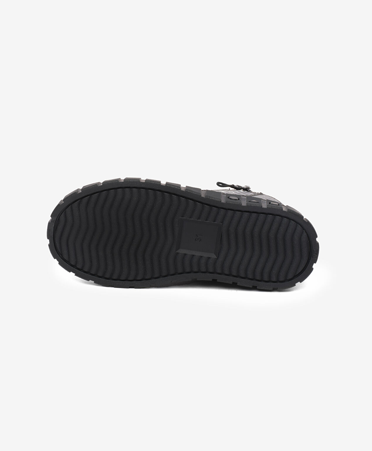 Kız Çocuk Siyah Hakiki Deri Sneaker Bot - 5