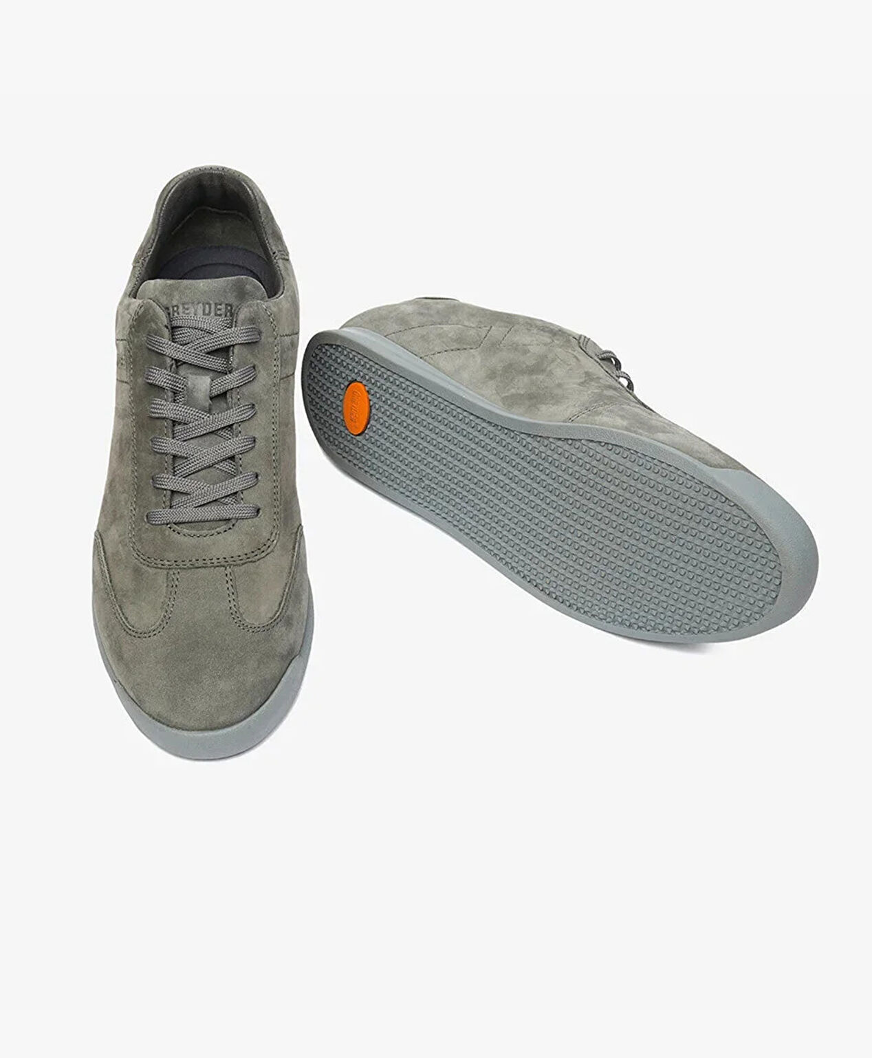 Erkek Gri Hakiki Deri Memory Foam Taban Casual Ayakkabı - 6