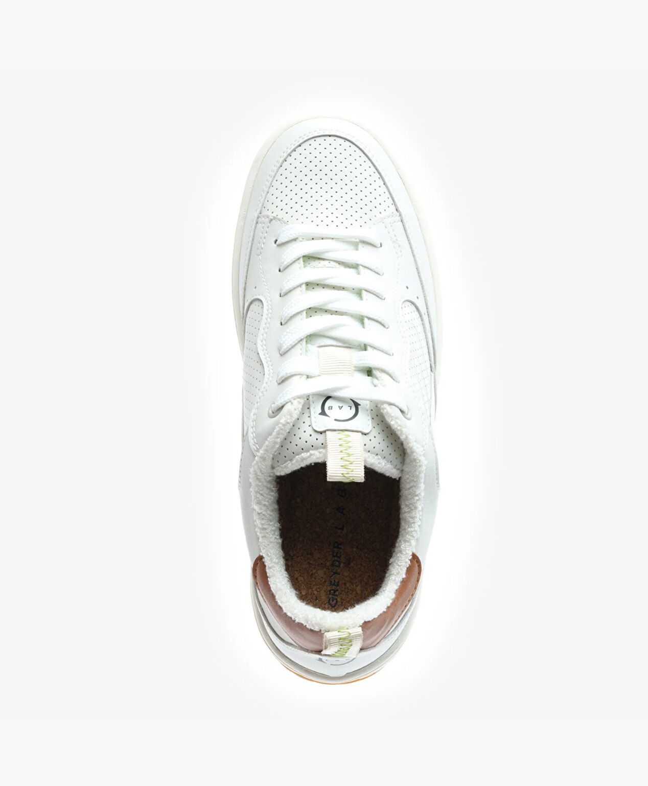 GreyderLab Erkek Kırık Beyaz Sneaker Ayakkabı - 4